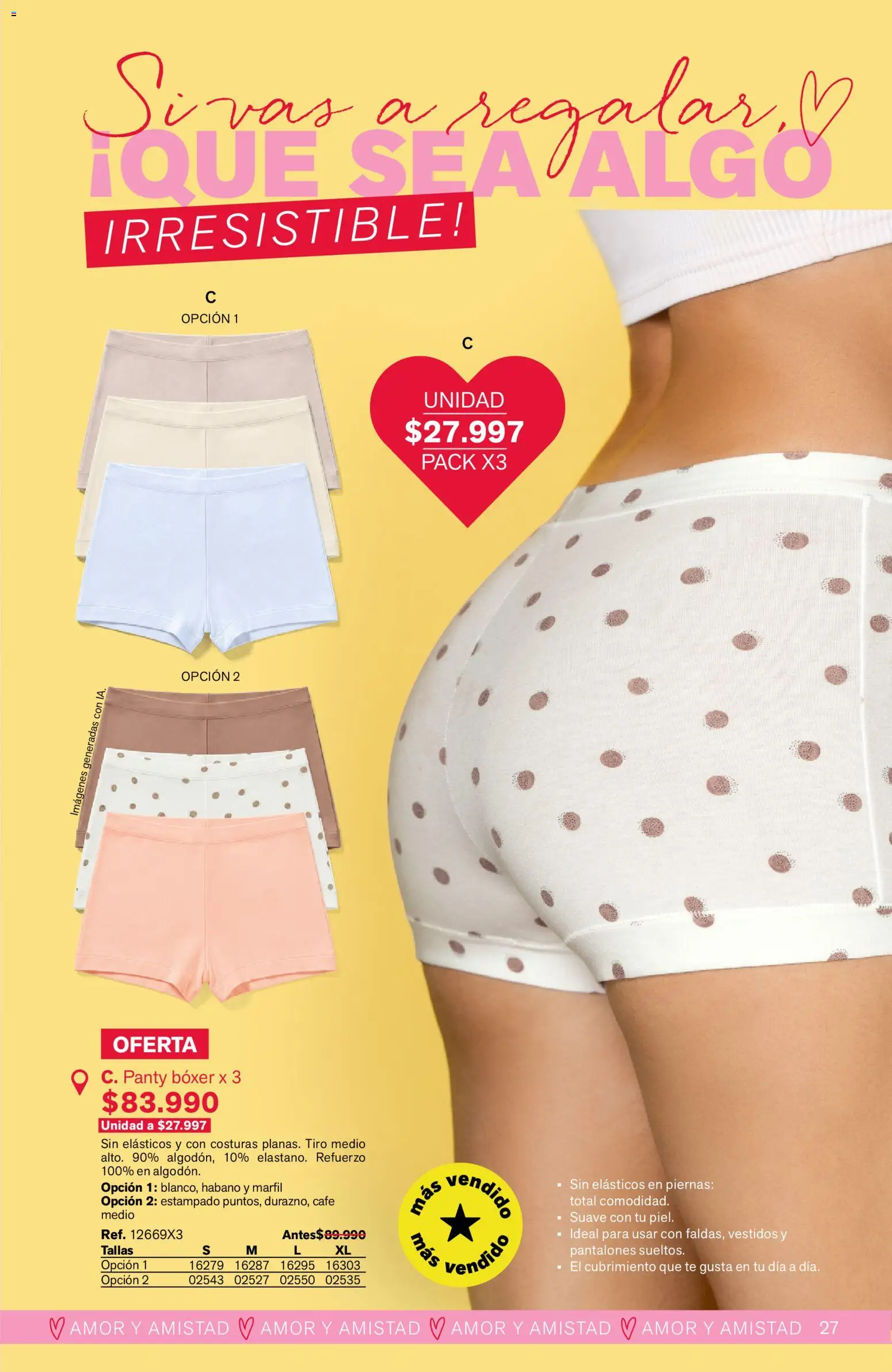 Leonisa revista - valida desde el 24/08/2026 | Página: 27 | Productos: Té, Algodón, Pantalones, Café
