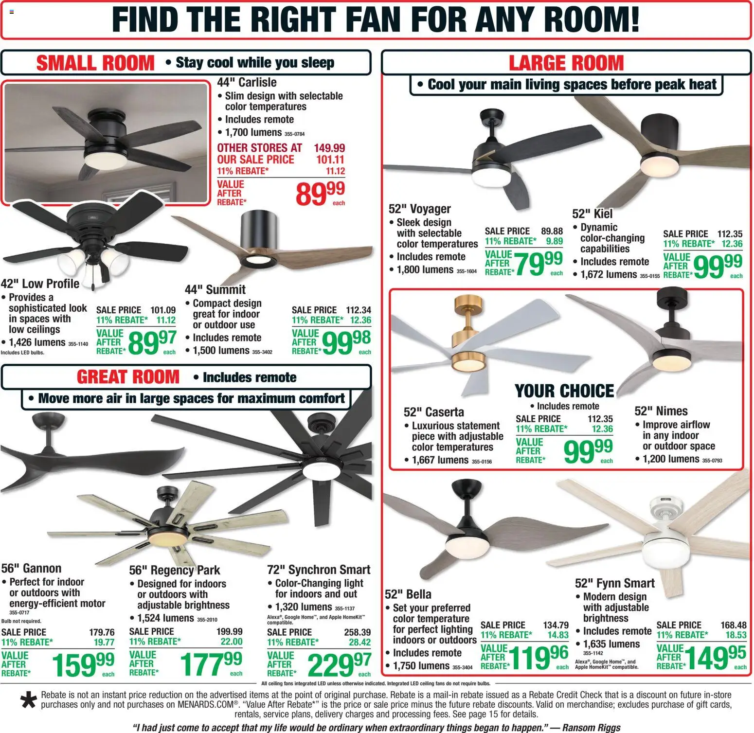 Menards Weekly Ad - valid from 20.05.2026 | Page: 16 | Products: Fan