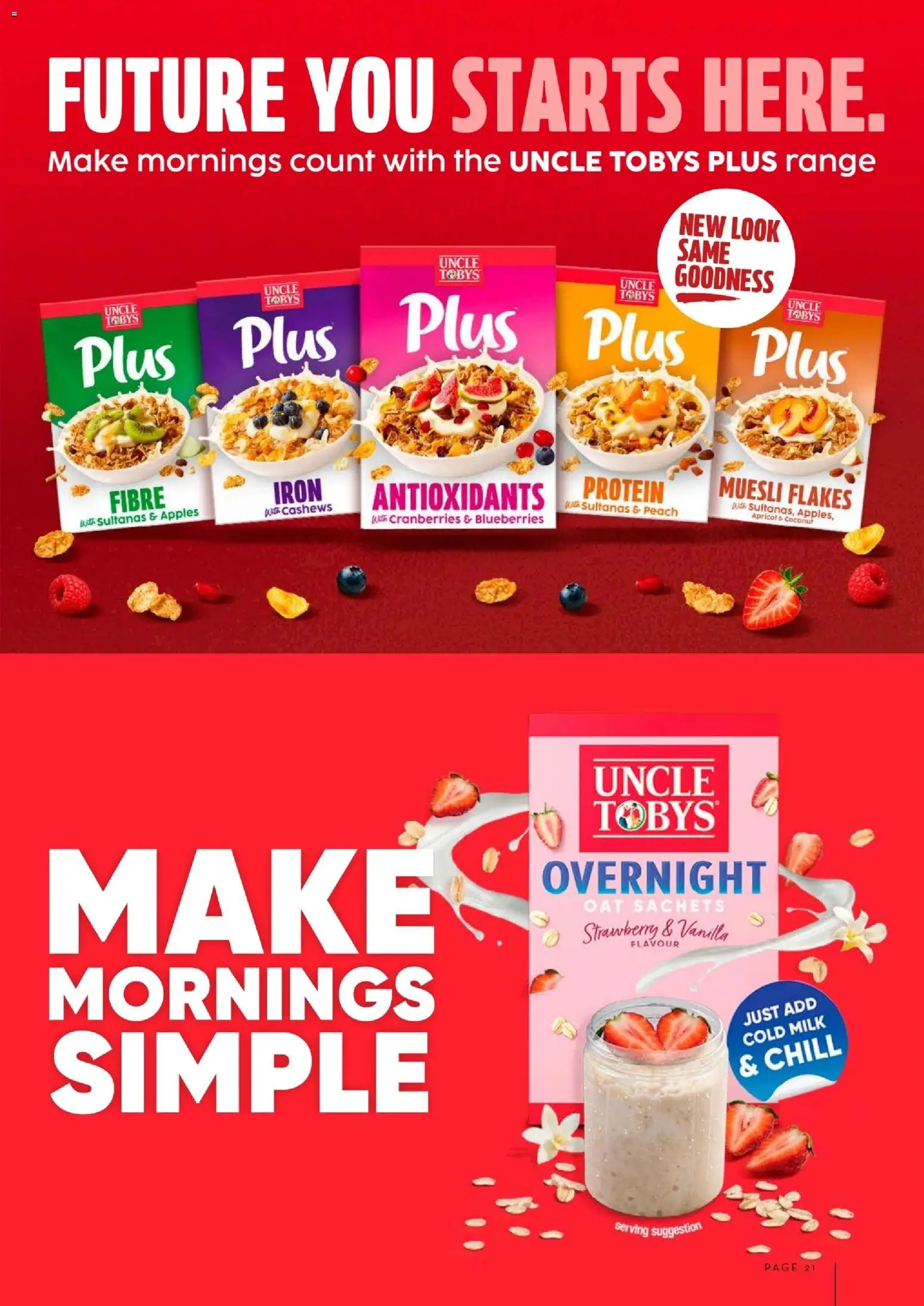 Foodworks catalogue - valid from 01/10/2026 | Page: 21 | Products: Cranberries, Blueberries, Coconut, Iron