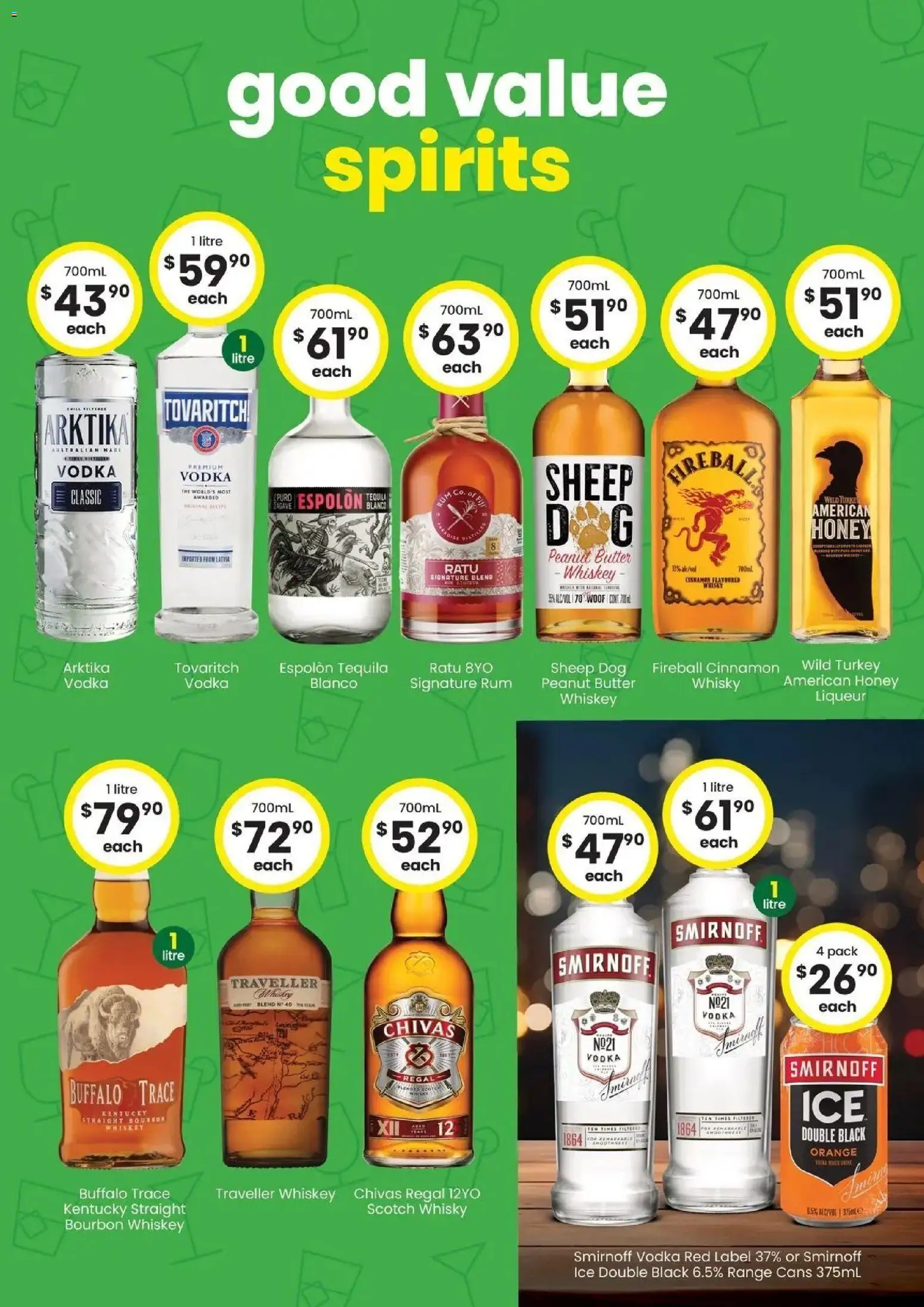 The Bottle-O catalogue - valid from 19.04.2026 | Page: 4 | Products: Butter, Whiskey, Scotch, Turkey