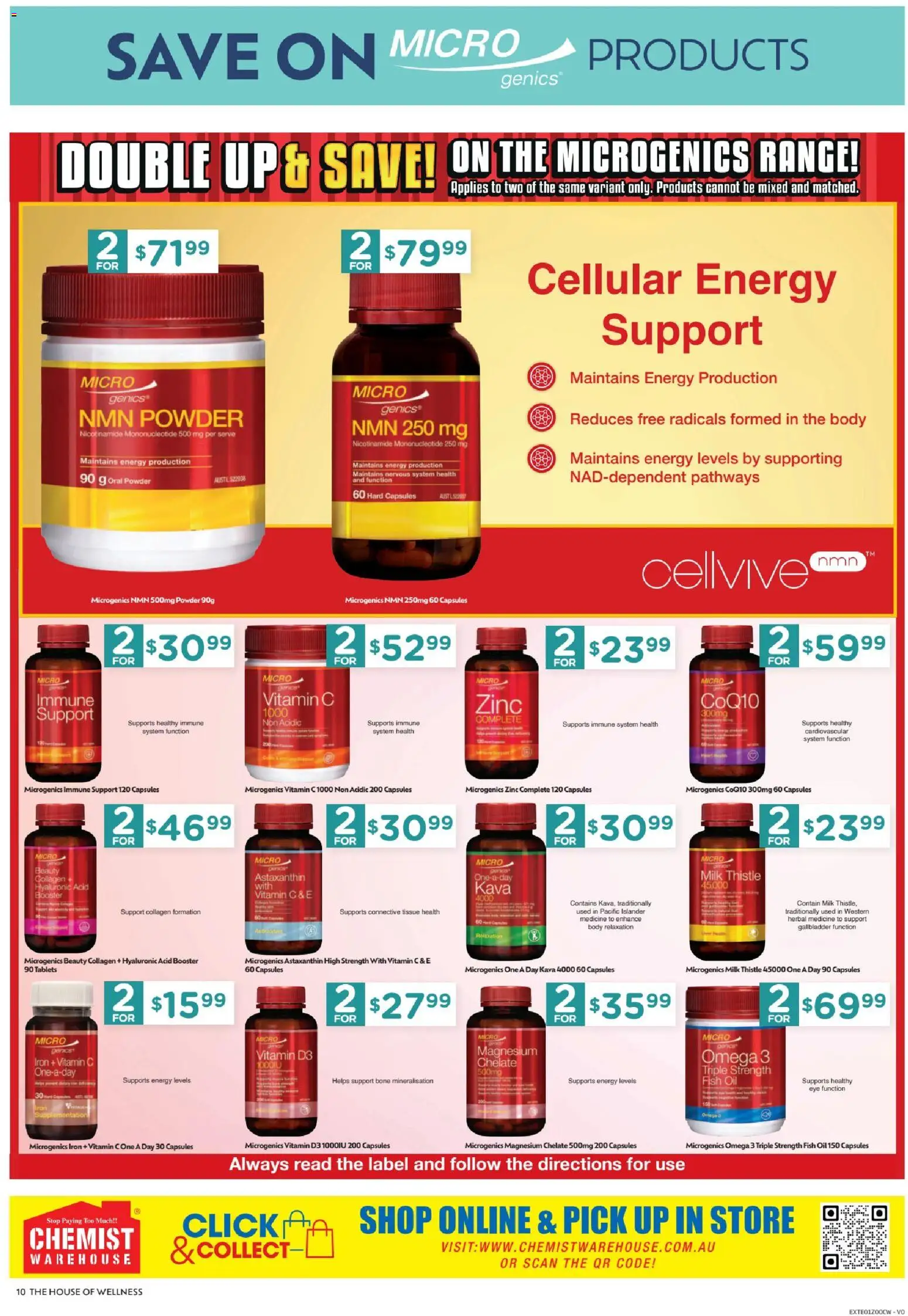 Chemist Warehouse catalogue - valid from 09/07/2026 | Page: 10 | Products: Powder, Oil, Fish, Zinc