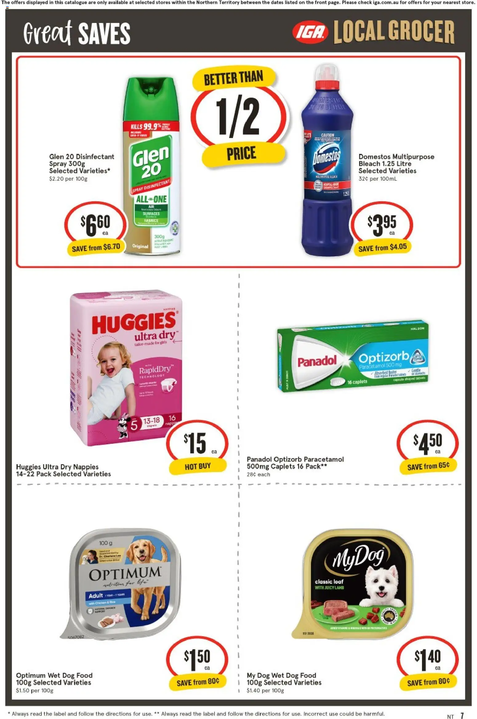 IGA catalogue - valid from 20.05.2026 | Page: 8 | Products: Lamb, Rice, Nappies, Multipurpose