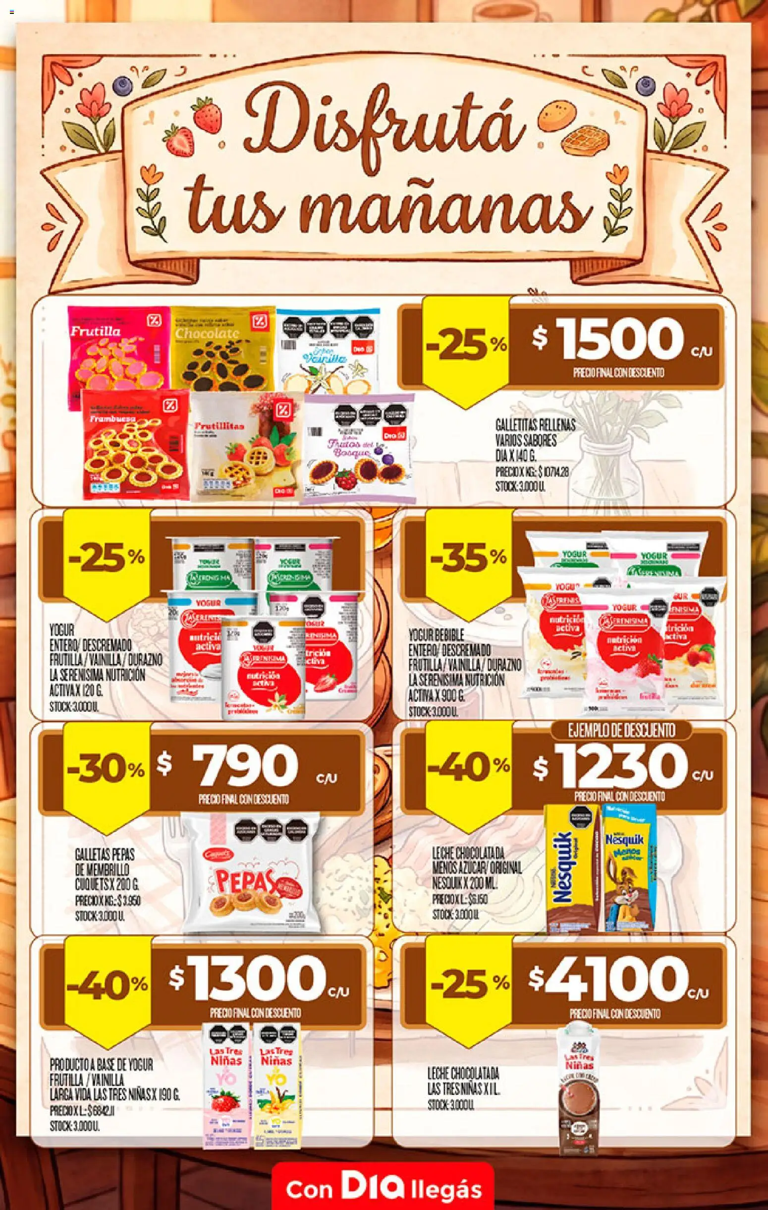 Supermercado DIA Ofertas │ válido desde el 19/08/2026 | Página: 10 | Productos: Galletitas, Frutilla, Leche, Chocolatada