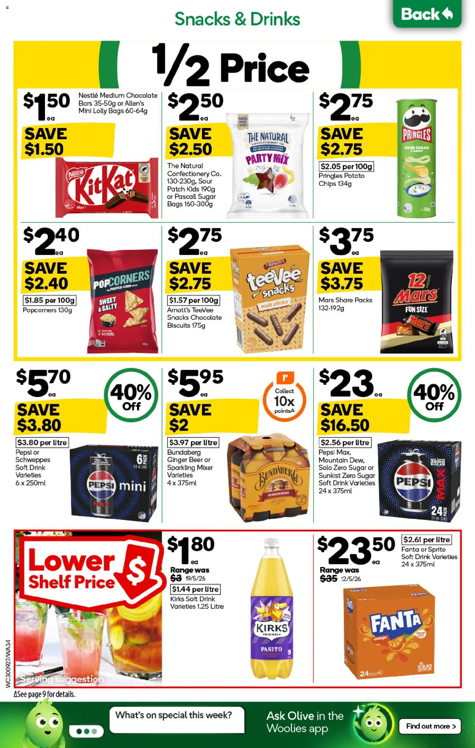 Woolworths catalogue - valid from 30/09/2026 | Page: 32 | Products: Pepsi, Chips, Sugar, Fanta