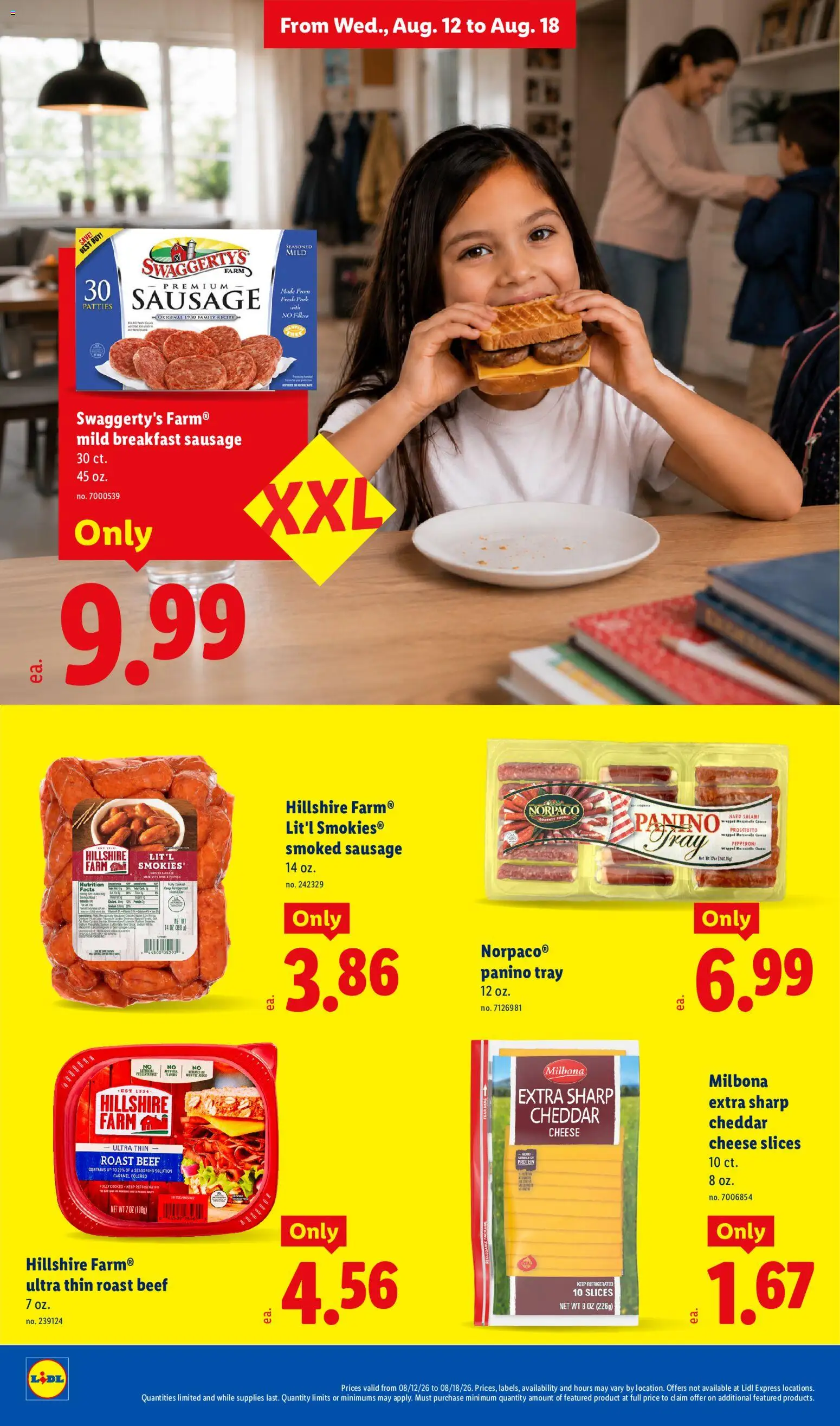 Lidl Weekly Ad - valid from 08/12/2026 | Page: 16 | Products: Cheese, Salami, Prosciutto, Beef