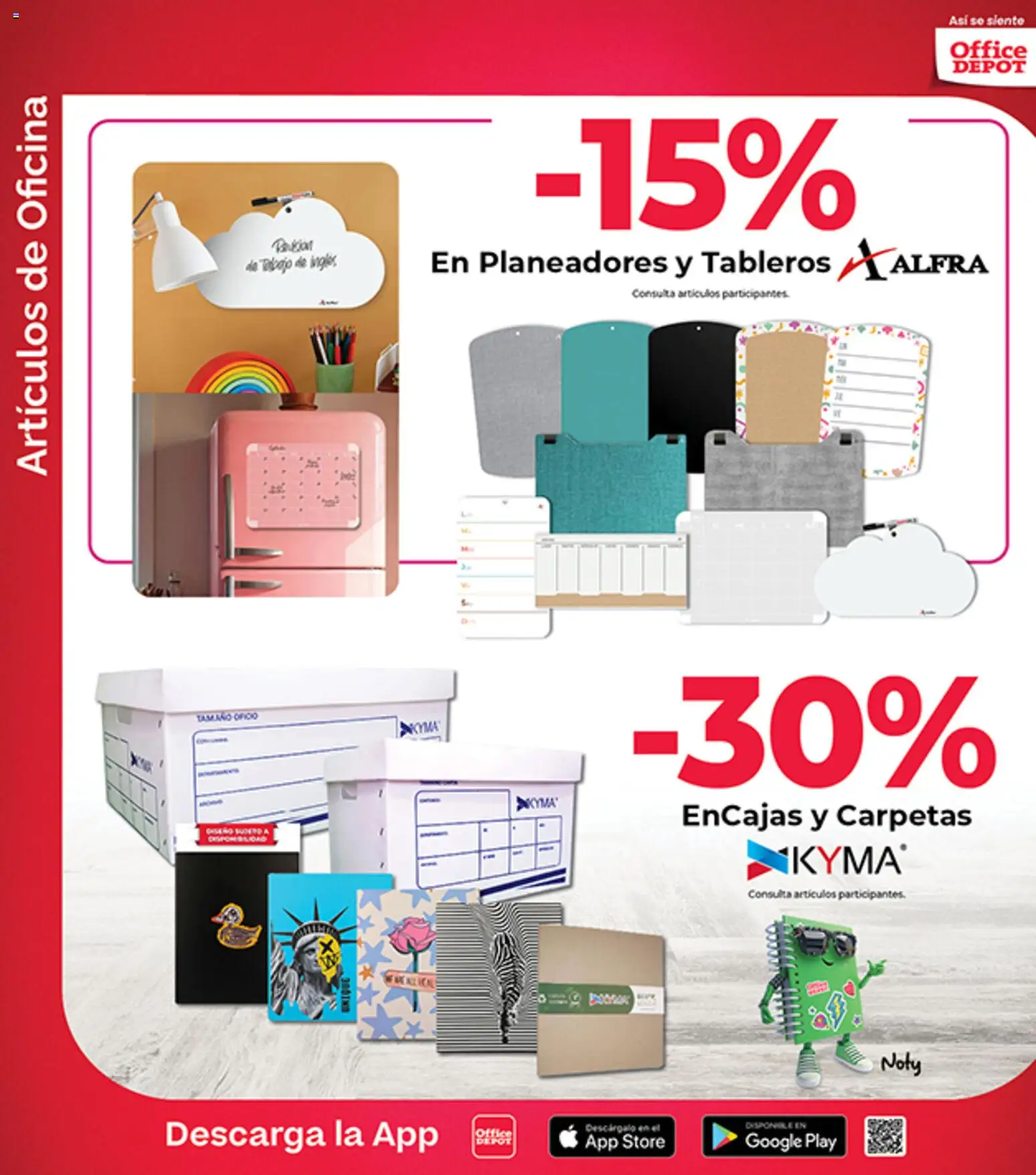 Nuevas ofertas de Office Depot válidas en toda la República Mexicana desde el 01.05.2026. ¡Encuentra las mejores ofertas en Office Depot catálogo! | Página: 4