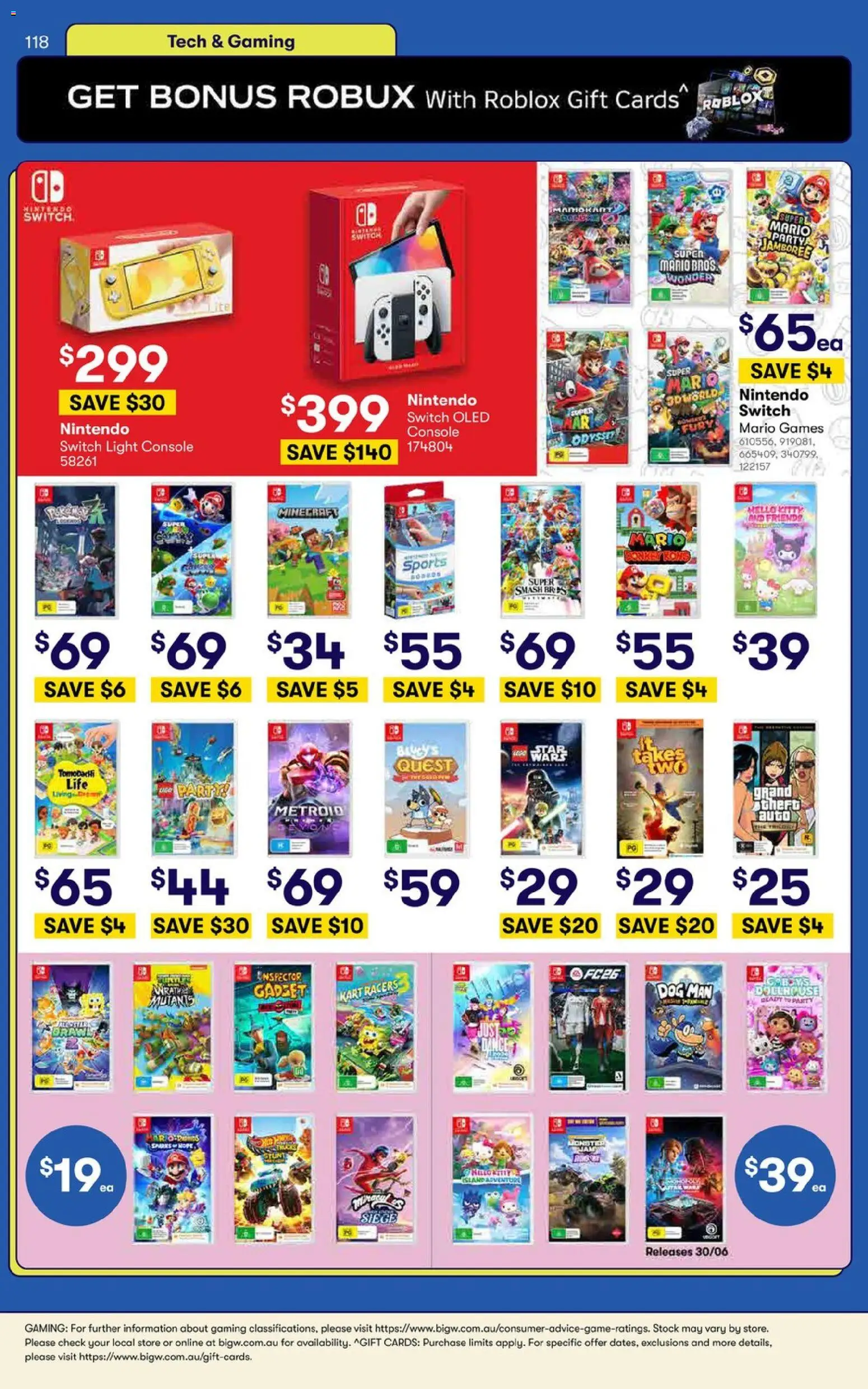 Big W catalogue - valid from 09.06.2026 | Page: 118 | Products: Light