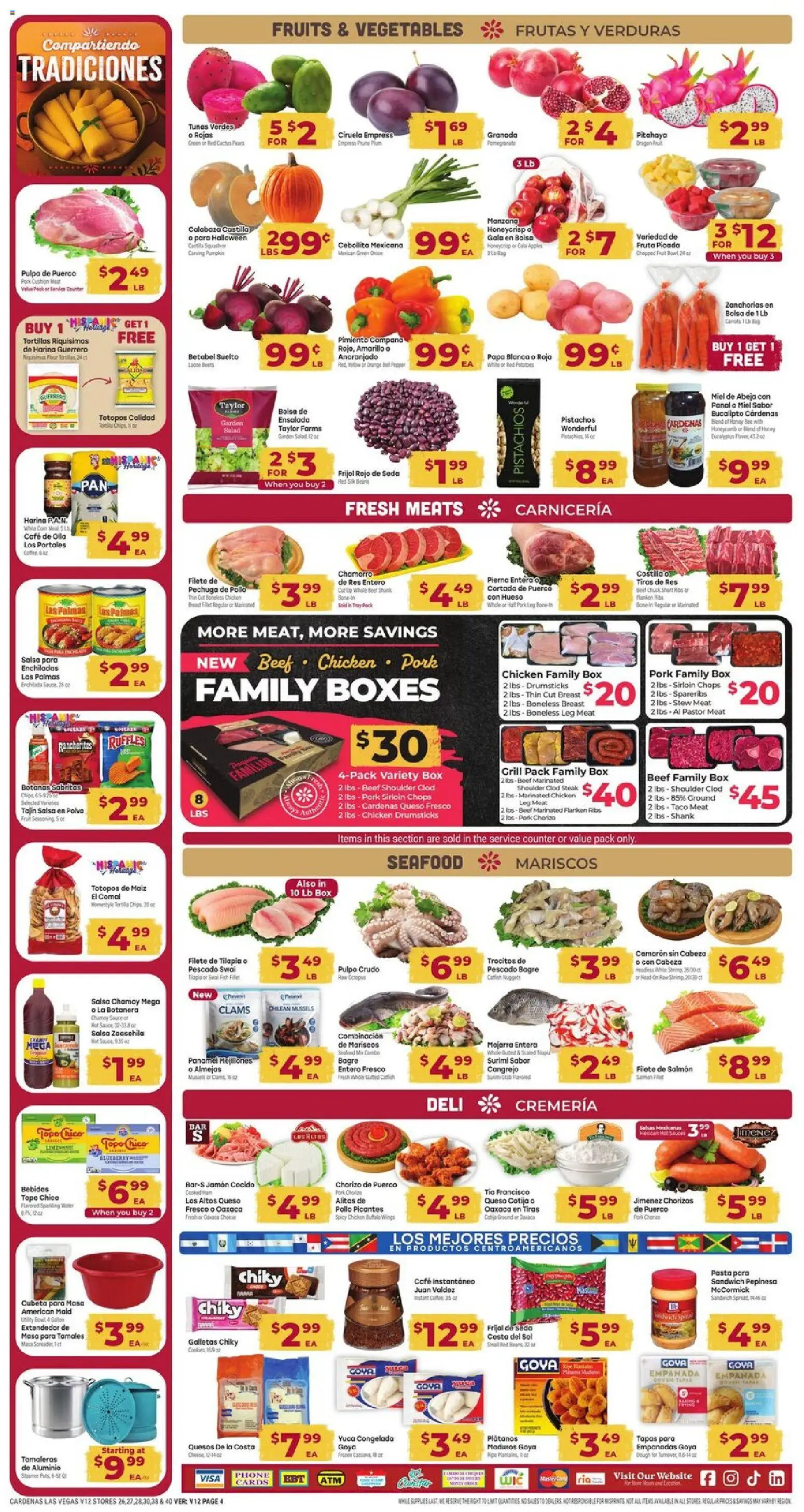 Cardenas Weekly Ad - valid from 09/23/2026 | Page: 5 | Products: Chicken drumsticks, Pasta, Cushion, Flour