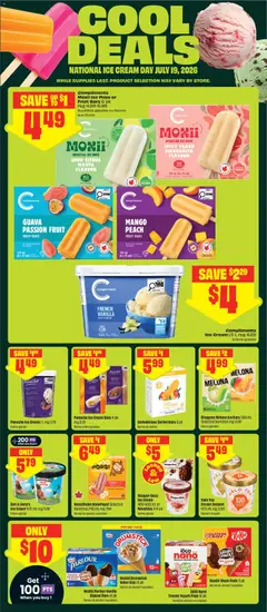 Preview of FreshCo weekly flyer / circulaire from shop FreshCo valid from Jul 16, 2026 | Page: 7 | Products: Cream, Ice cream, Yogurt, Chocolate