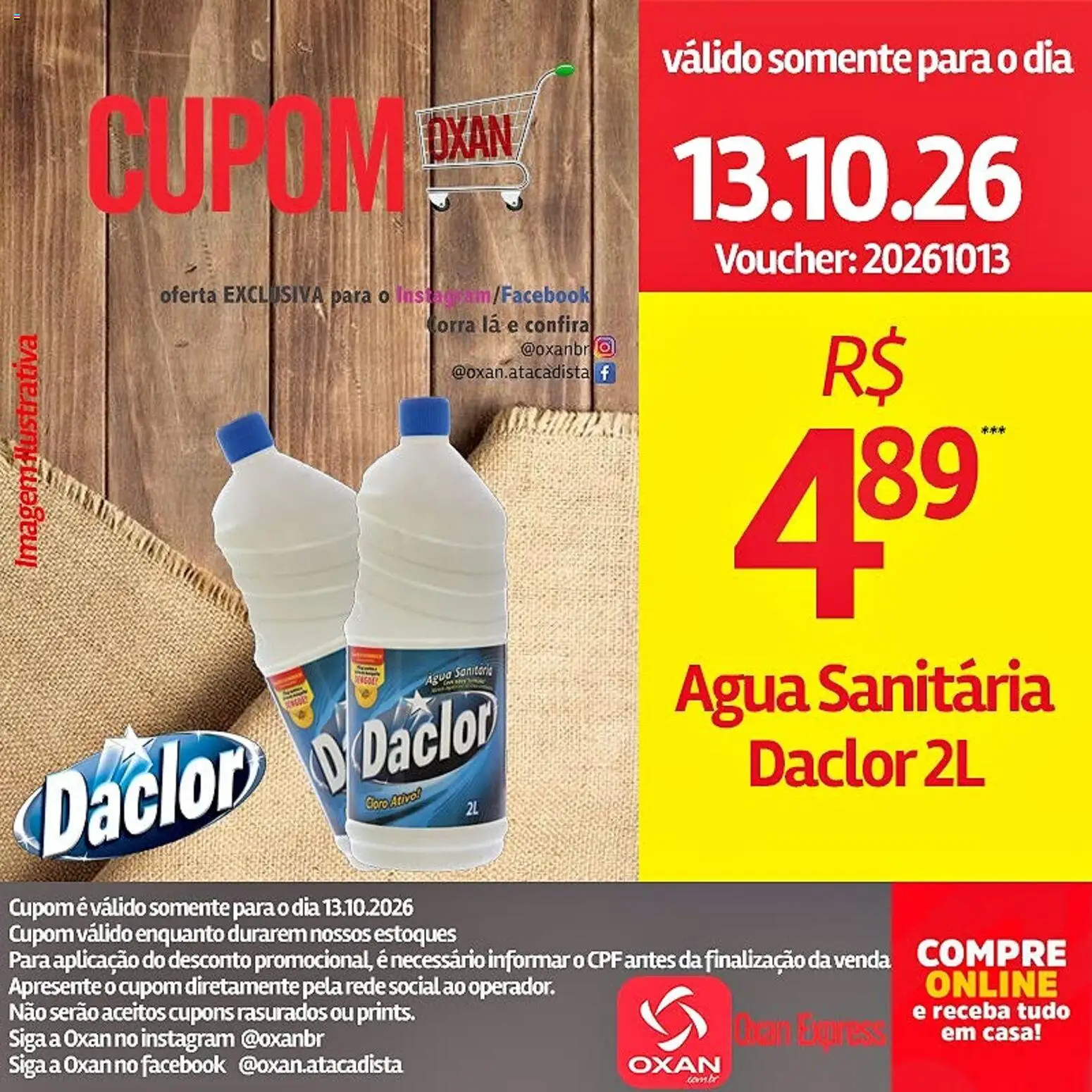 Oxan Atacadista Folheto - válido de 13/10/2026 | Página: 1