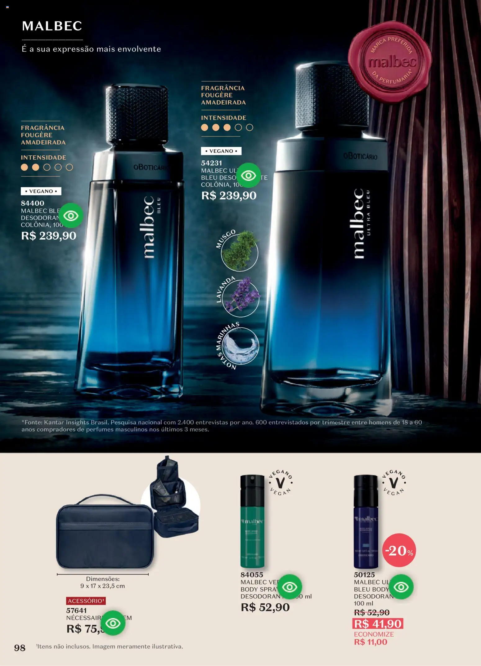 O Boticário Folheto - válido de 10/08/2026 | Página: 102 | Produtos: Fragrância, Perfumes, Perfumes masculinos, Body