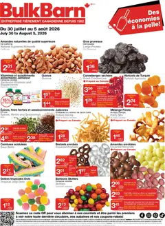 Preview of Bulk Barn weekly flyer / circulaire from shop Bulk Barn valid from Jul 30, 2026