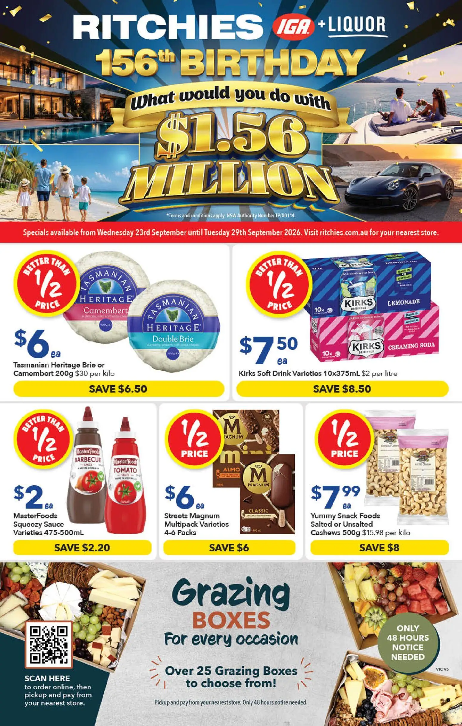 Ritchies catalogue - valid from 23/09/2026 | Page: 1 | Products: Food, Sauce, Tomato, Lemonade
