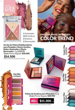 Vista previa Catálogo AVON Campaña 5/2026 válido desde el 01.05.2026 | Página: 53 | Productos: Iluminador, Bronceador, Paleta