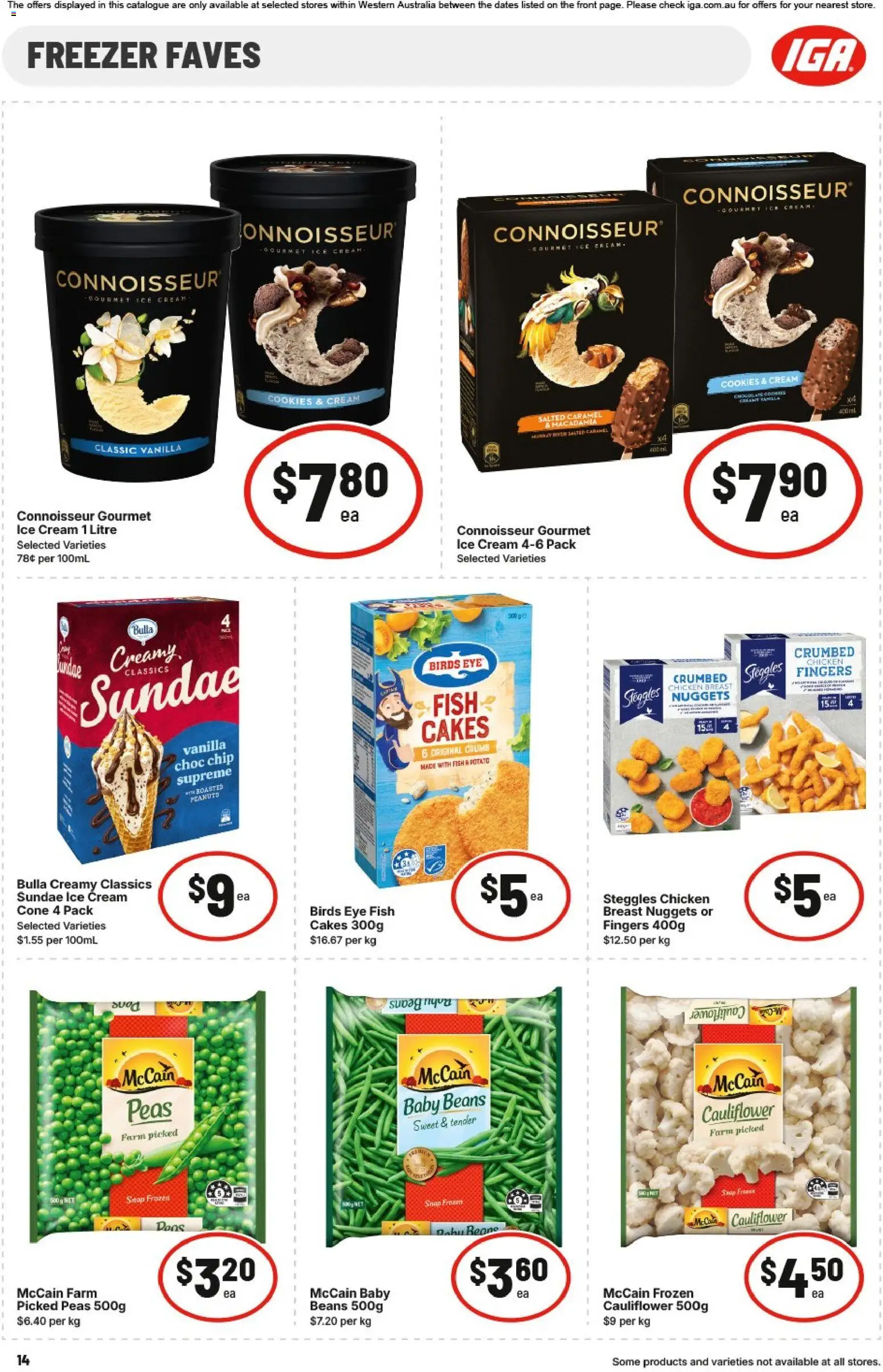 IGA catalogue - valid from 20.05.2026 | Page: 15 | Products: Chocolate, Chicken, Ice cream, Freezer