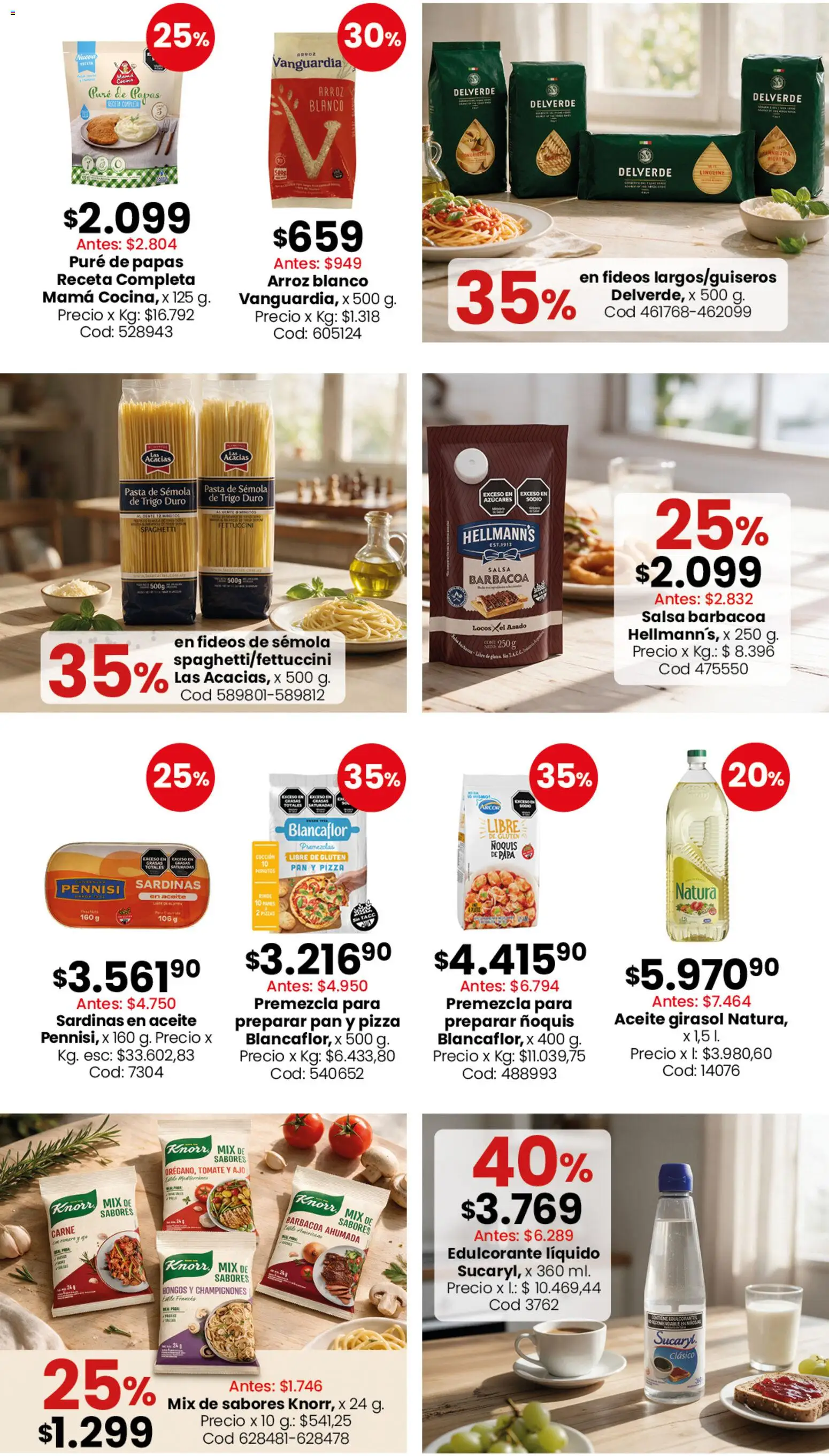 Coto -  Almacén y bebidas │ válido desde el 28/09/2026 | Página: 4 | Productos: Aceite, Carne, Papas, Arroz