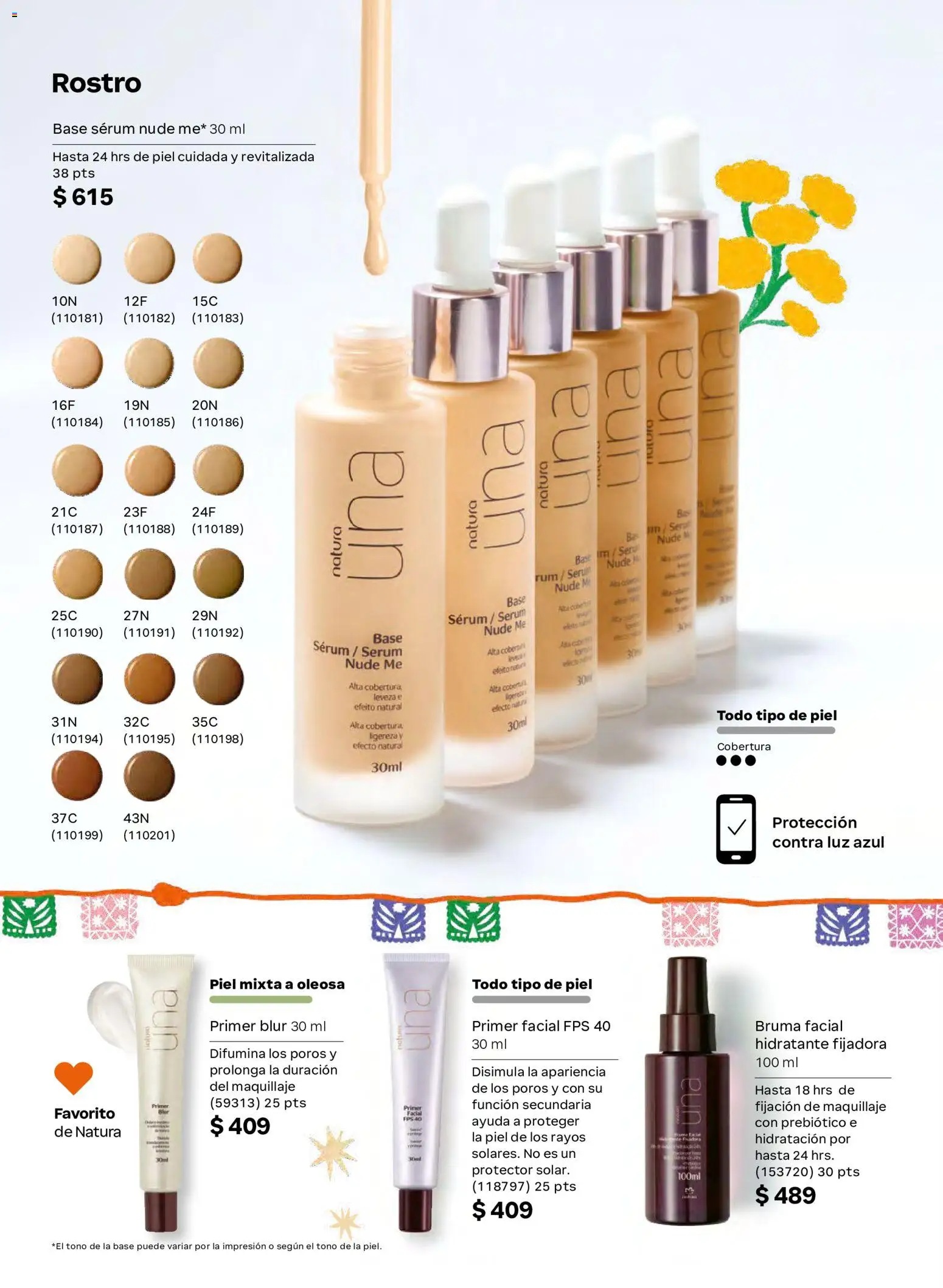 Nuevas ofertas de Natura válidas en toda la República Mexicana desde el 02/10/2026. ¡Encuentra las mejores ofertas en Natura campaña  15 2026! | Página: 69 | Productos: Serum, Bruma, Maquillaje
