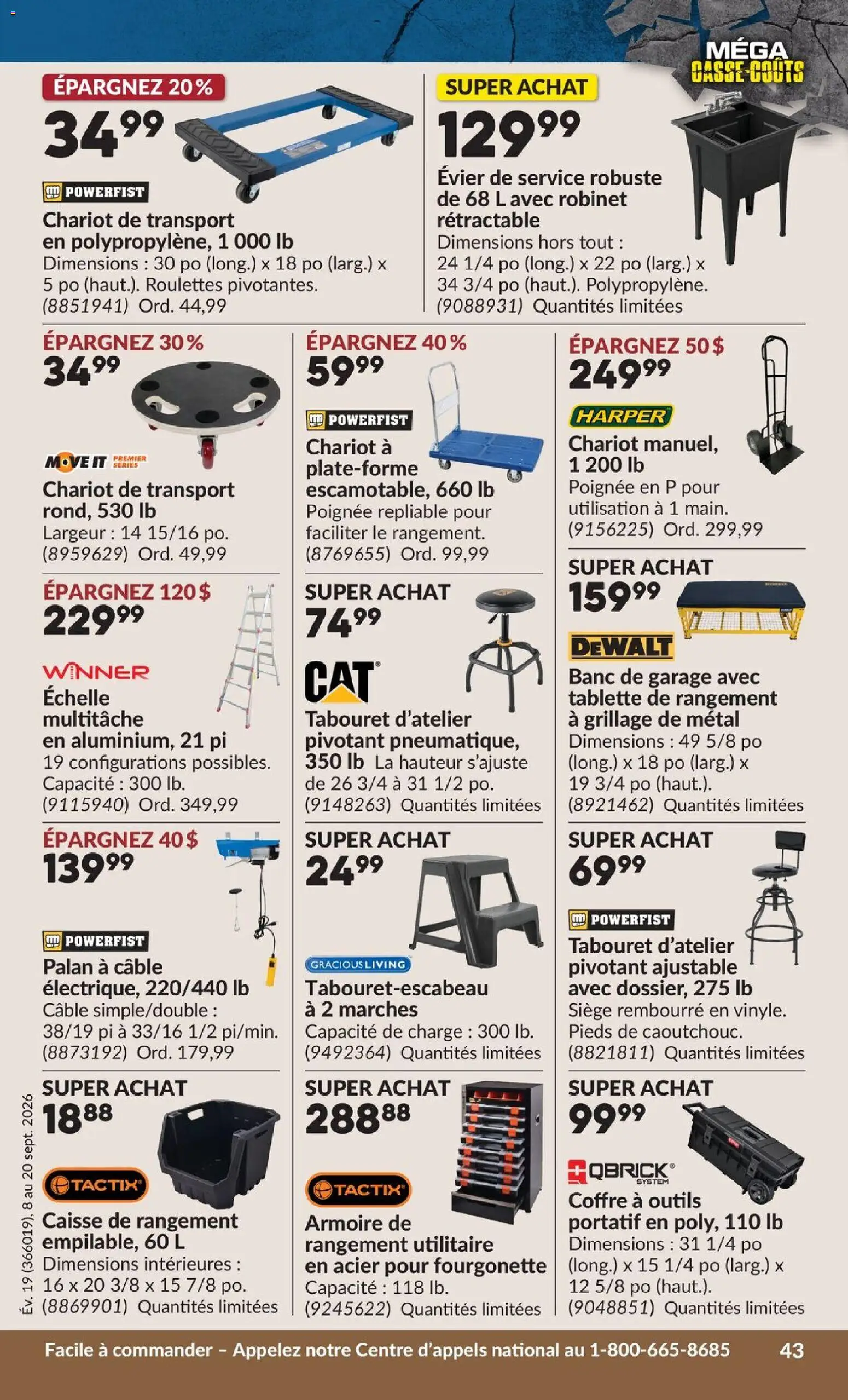 Princess Auto flyer valid from Sep 8, 2026 | Page: 46 | Products: Cable