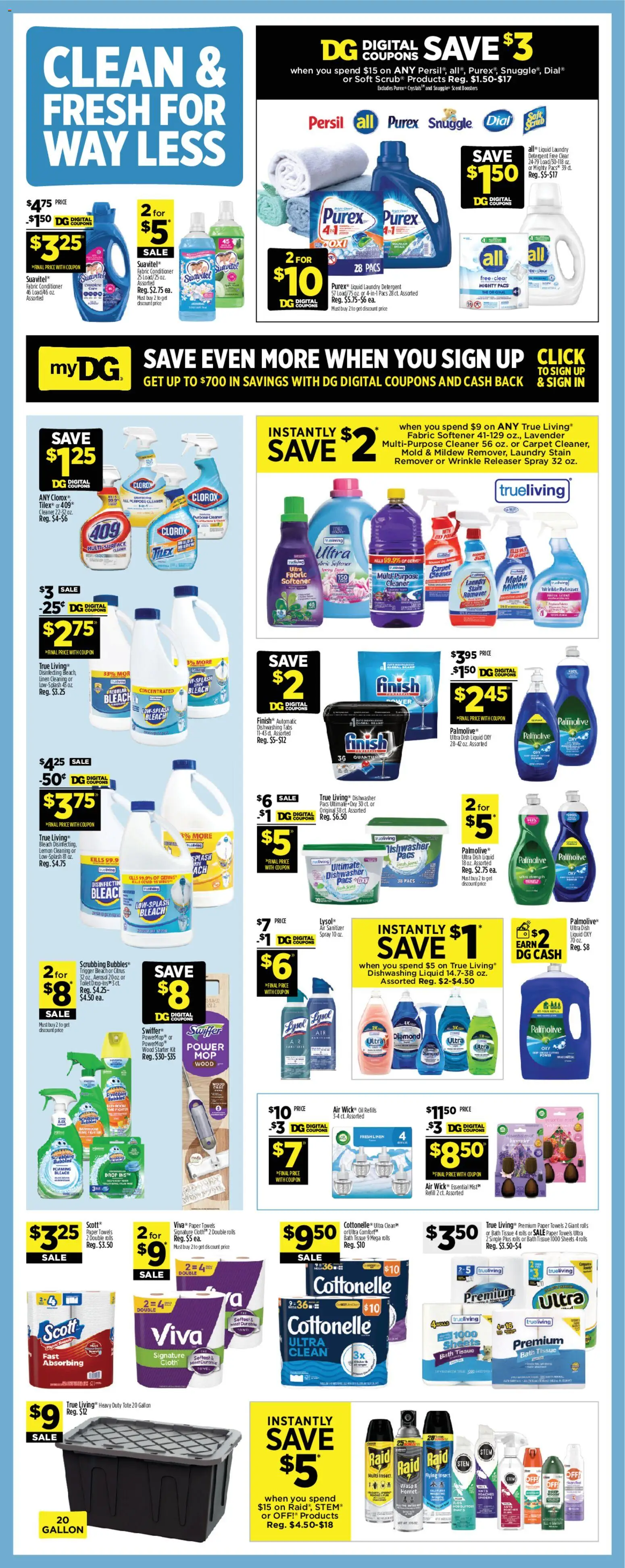 Dollar General Weekly Ad - valid from 24.05.2026 | Page: 13 | Products: Carpet, Conditioner, Fabric softener, Starter