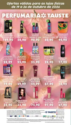 Tauste ofertas Perfumaria - Pré-Visualização do folheto da loja Tauste, válido de 19/10/2026