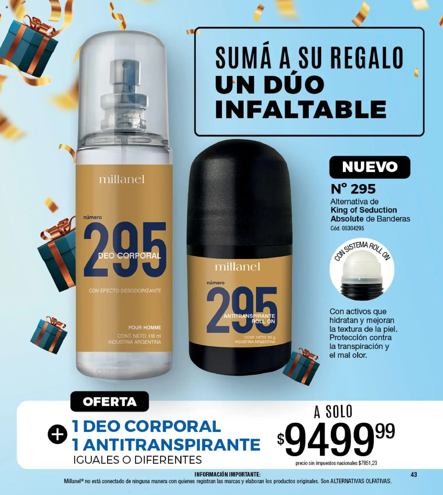 Millanel - Catálogo │ válido desde el 25.05.2026 | Página: 43 | Productos: Antitranspirante