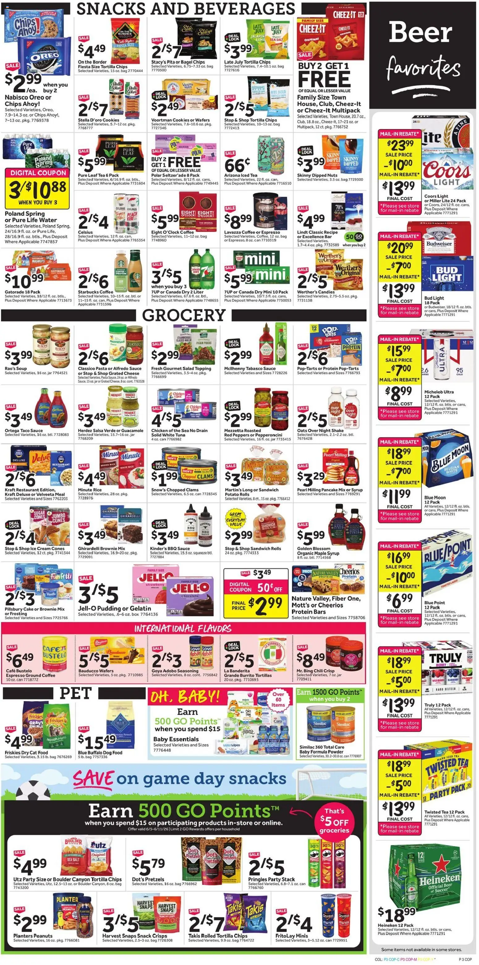 Stop & Shop Weekly Circular - NY - valid from 05.06.2026 | Page: 6 | Products: Chocolate, Cream, Cookies, Sauce