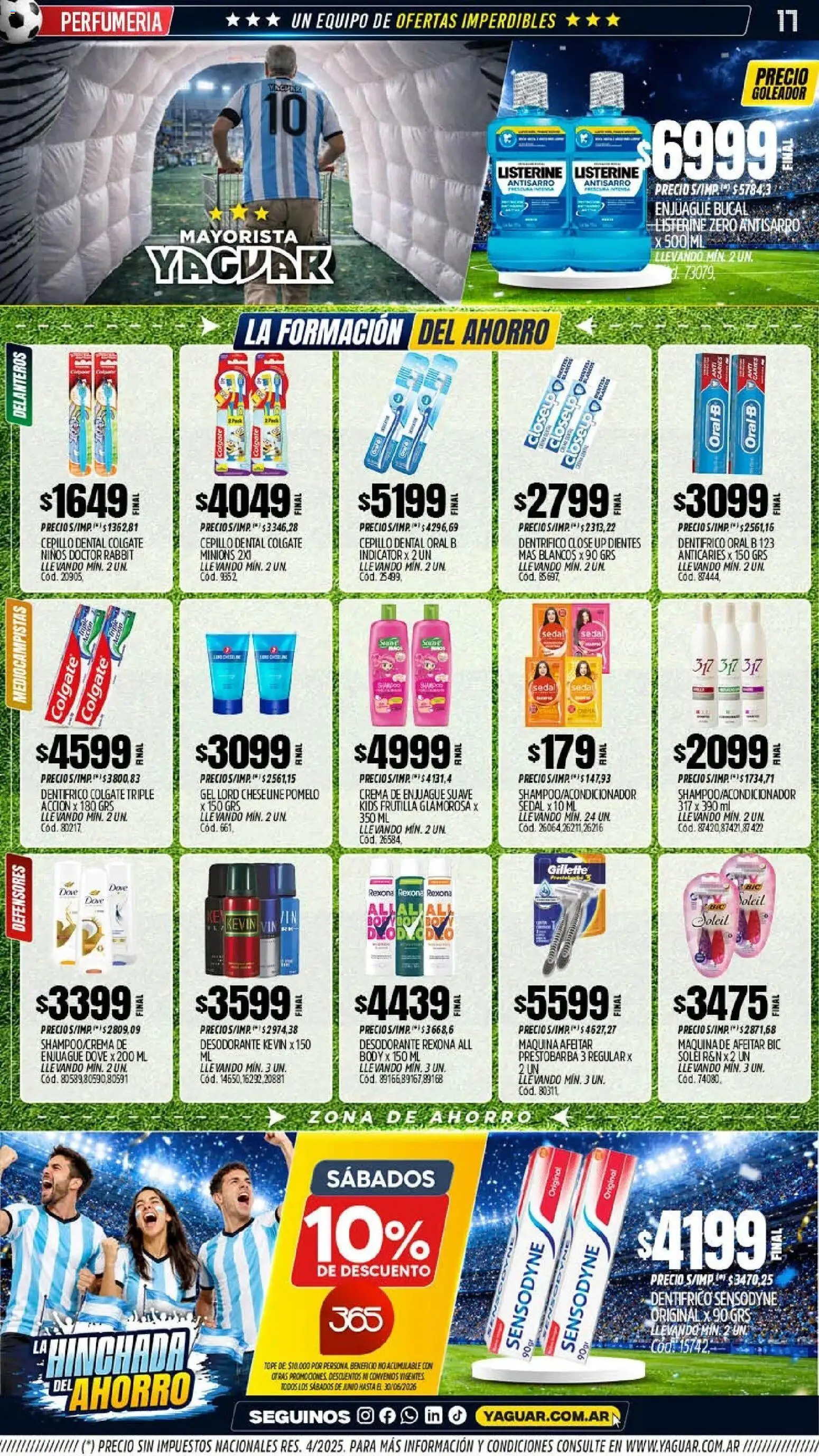 Yaguar - Oferta Semanal Córdoba │ válido desde el 08.06.2026 | Página: 17 | Productos: Frutilla, Cepillo, Pomelo, Crema