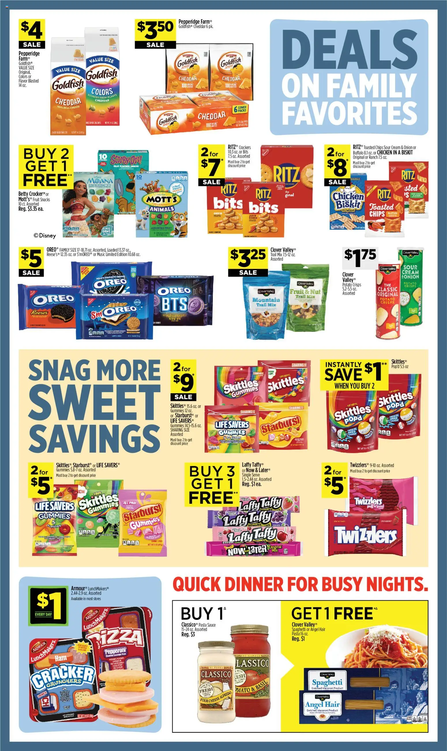 Dollar General Weekly Ad - valid from 07/12/2026 | Page: 10 | Products: Pizza, Pasta, Cookies, Garlic