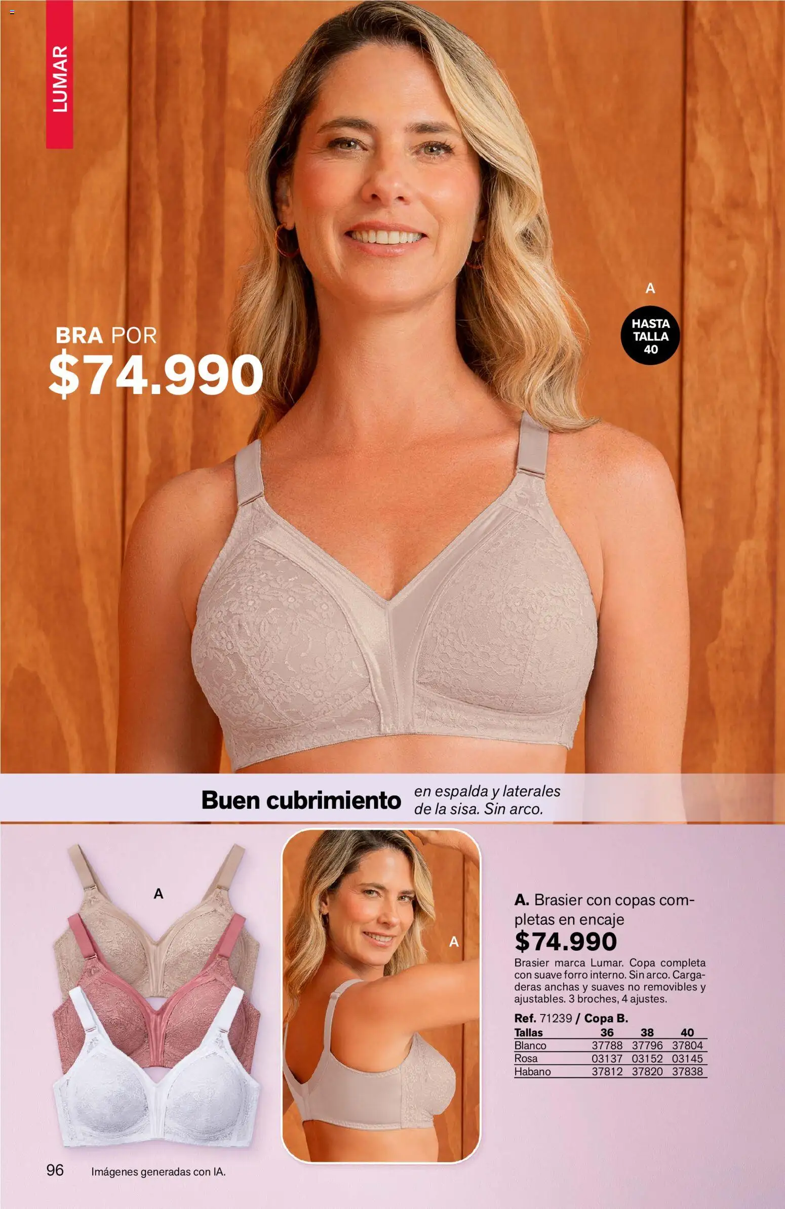 Leonisa revista - valida desde el 11/09/2026 | Página: 96 | Productos: Brasier