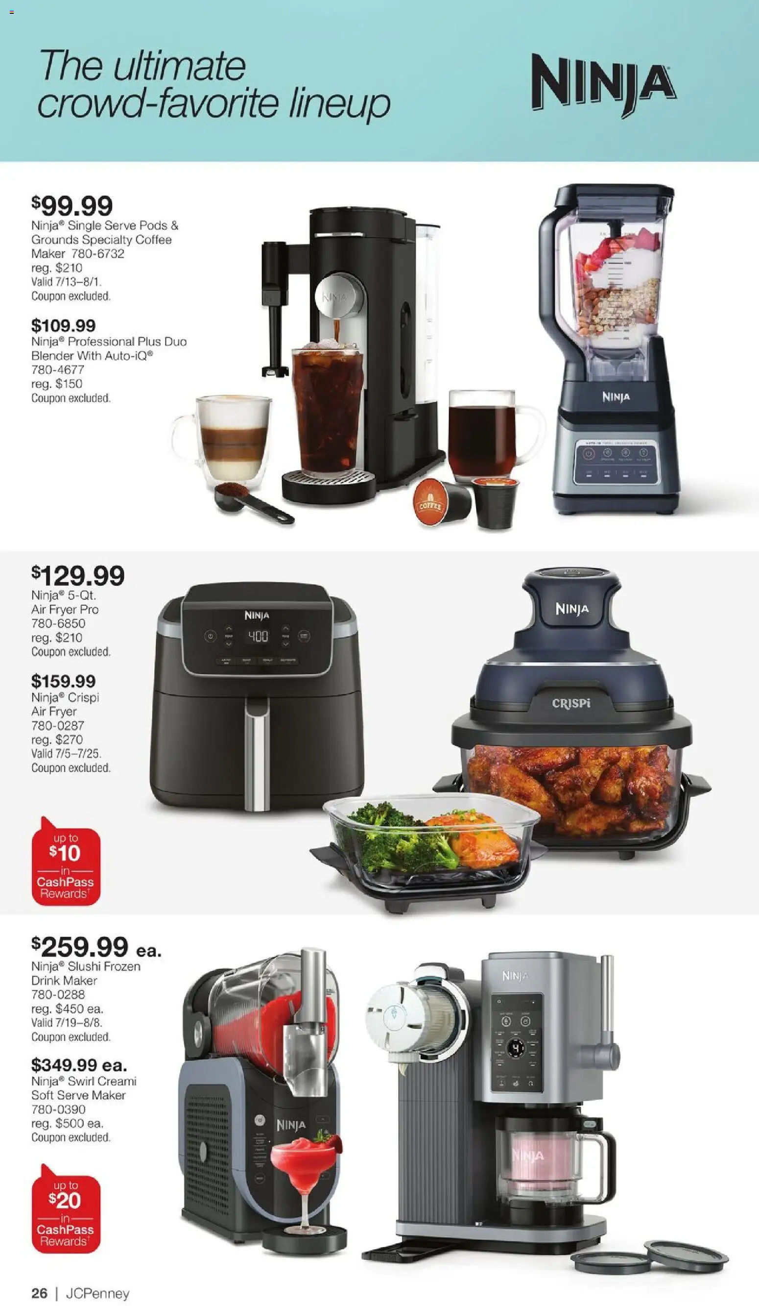 JCPenney Semi-Annual Home Sale - valid from 07/13/2026 | Page: 25 | Products: Fryer, Coffee, Blender, Coffee maker