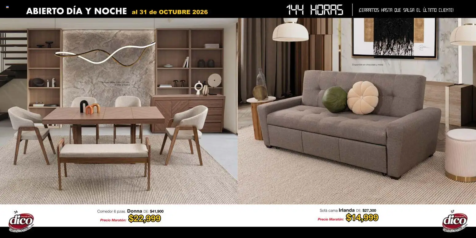 Nuevas ofertas de Muebles Dico válidas en toda la República Mexicana desde el 22/01/2026. ¡Encuentra las mejores ofertas en Muebles Dico catálogo! | Página: 19