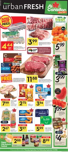 Preview of Sobeys weekly flyer / circulaire from shop Sobeys valid from Sep 3, 2026
