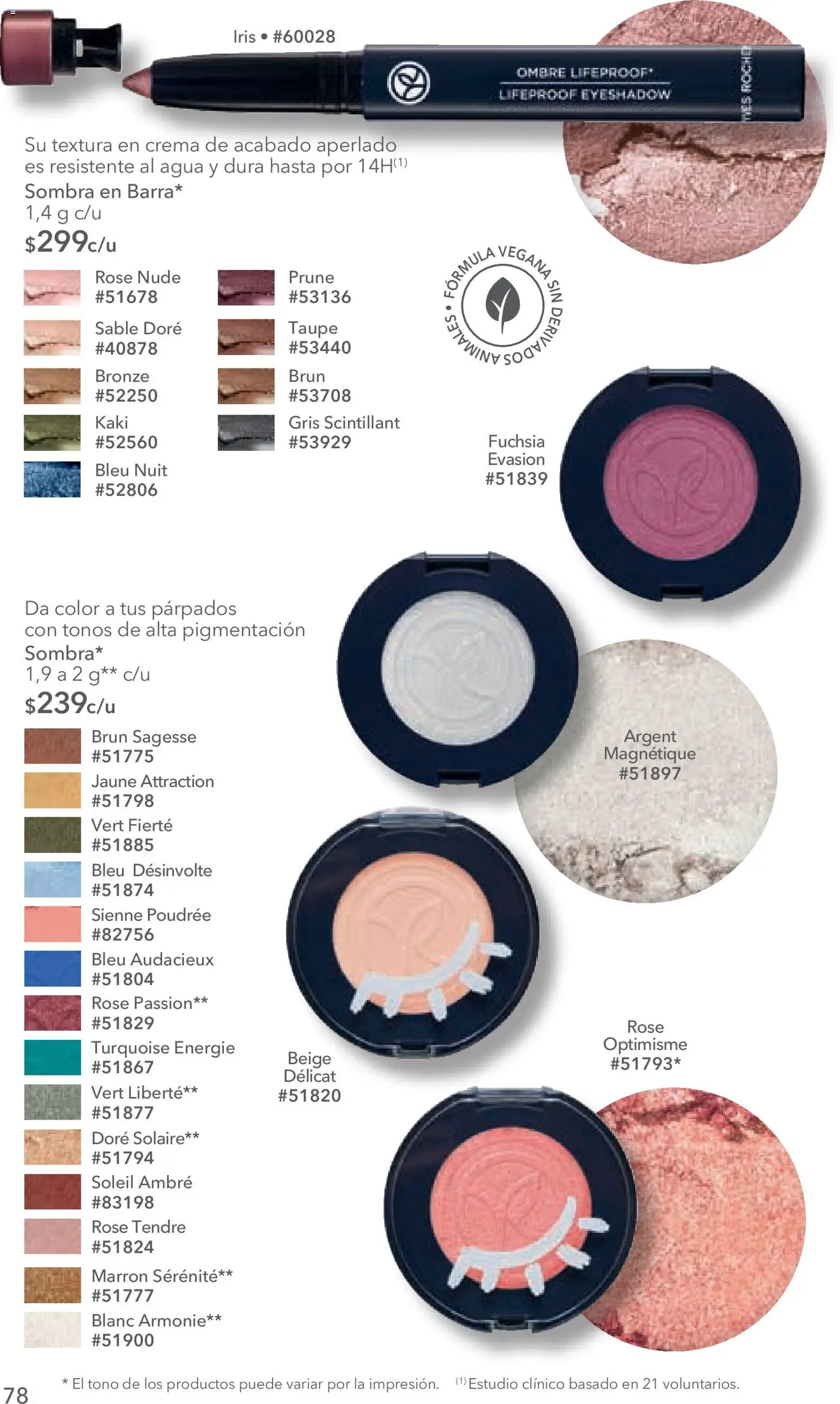 Nuevas ofertas de Yves Rocher válidas en toda la República Mexicana desde el 14/07/2026. ¡Encuentra las mejores ofertas en Yves Rocher campaña 10 2026! | Página: 80 | Productos: Crema, Agua, Sombra, Kaki