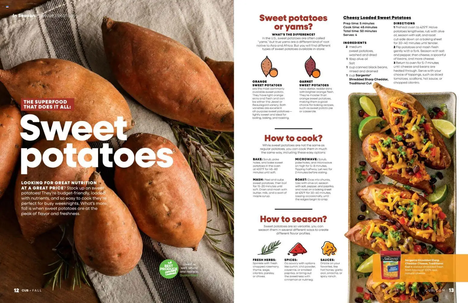 Cub Foods Fall Magazine - valid from 09/13/2026 | Page: 7 | Products: Potatoes, Chili, Beans, The oven