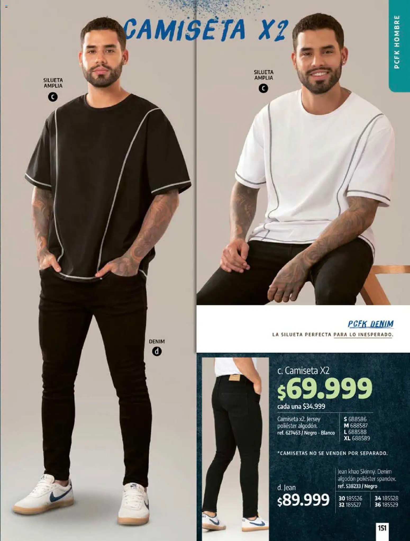 Pacifika revista - valida desde el 12/07/2026 | Página: 151 | Productos: Algodón, Jean, Camiseta
