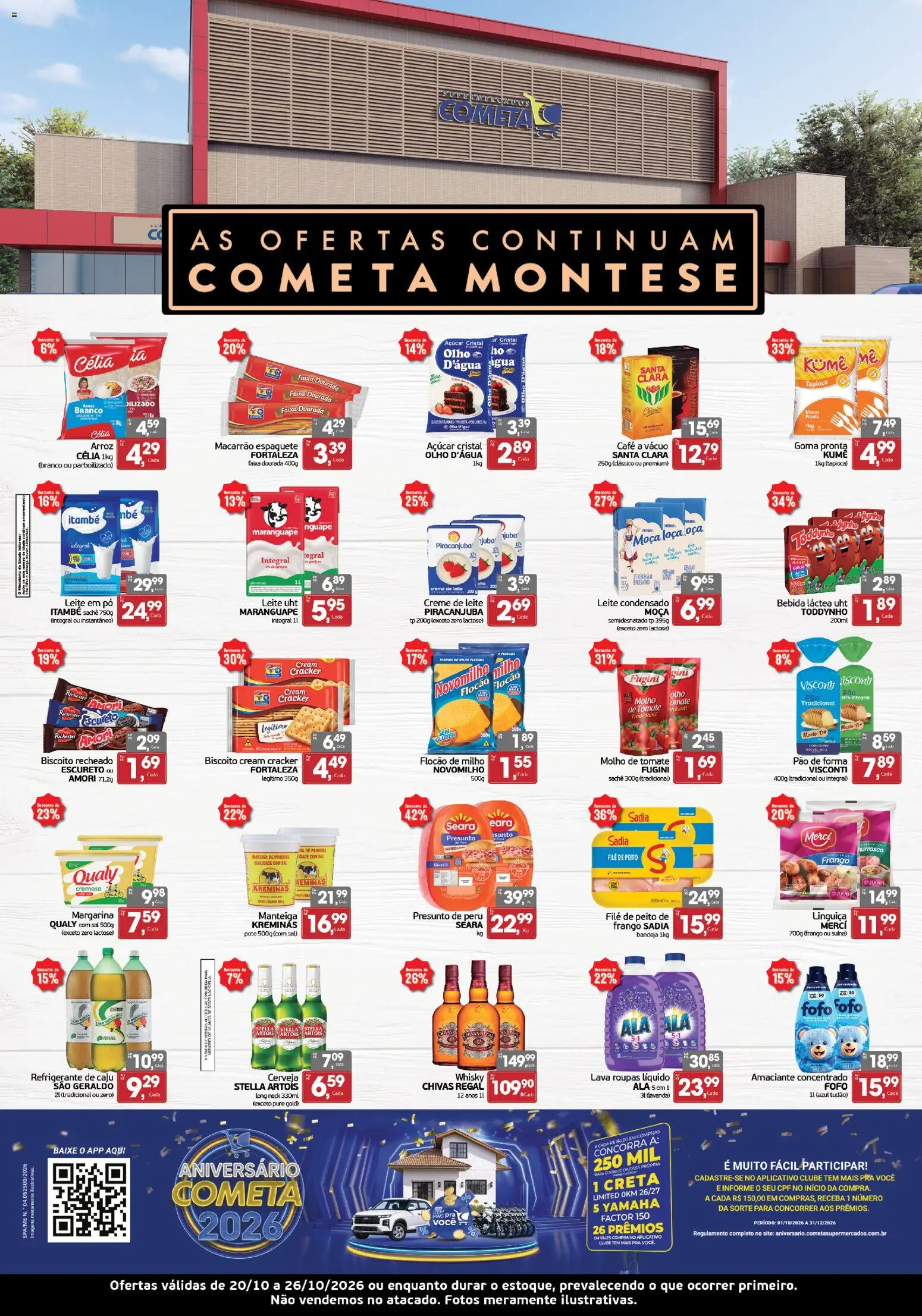 Cometa Supermercados Folheto - válido de 20/10/2026 | Página: 1