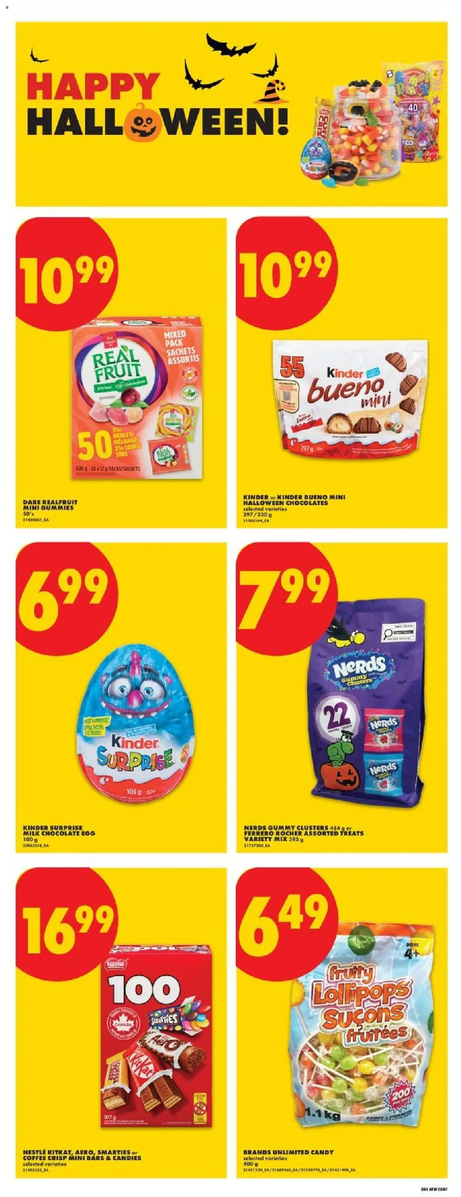 No Frills flyer valid from Oct 1, 2026 | Page: 17 | Products: Chocolate egg, Sachets, Milk, Chocolate