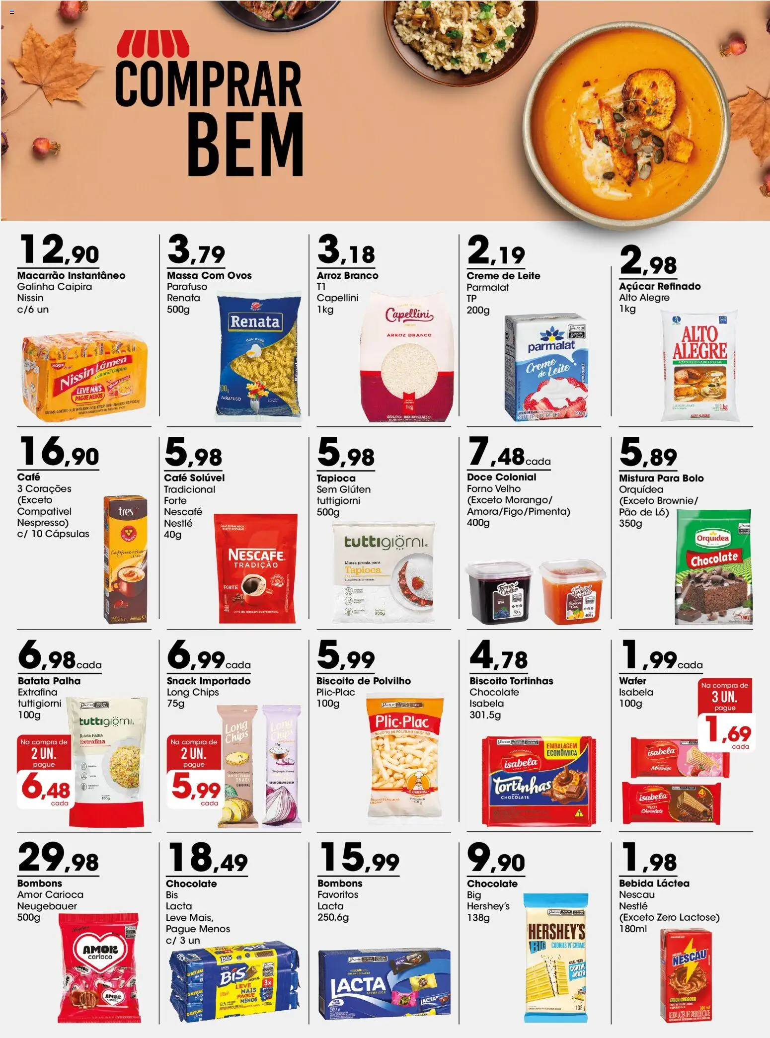 Zaffari Folheto - válido de 10/08/2026 | Página: 1 | Produtos: Leite, Ovos, Massa, Doce