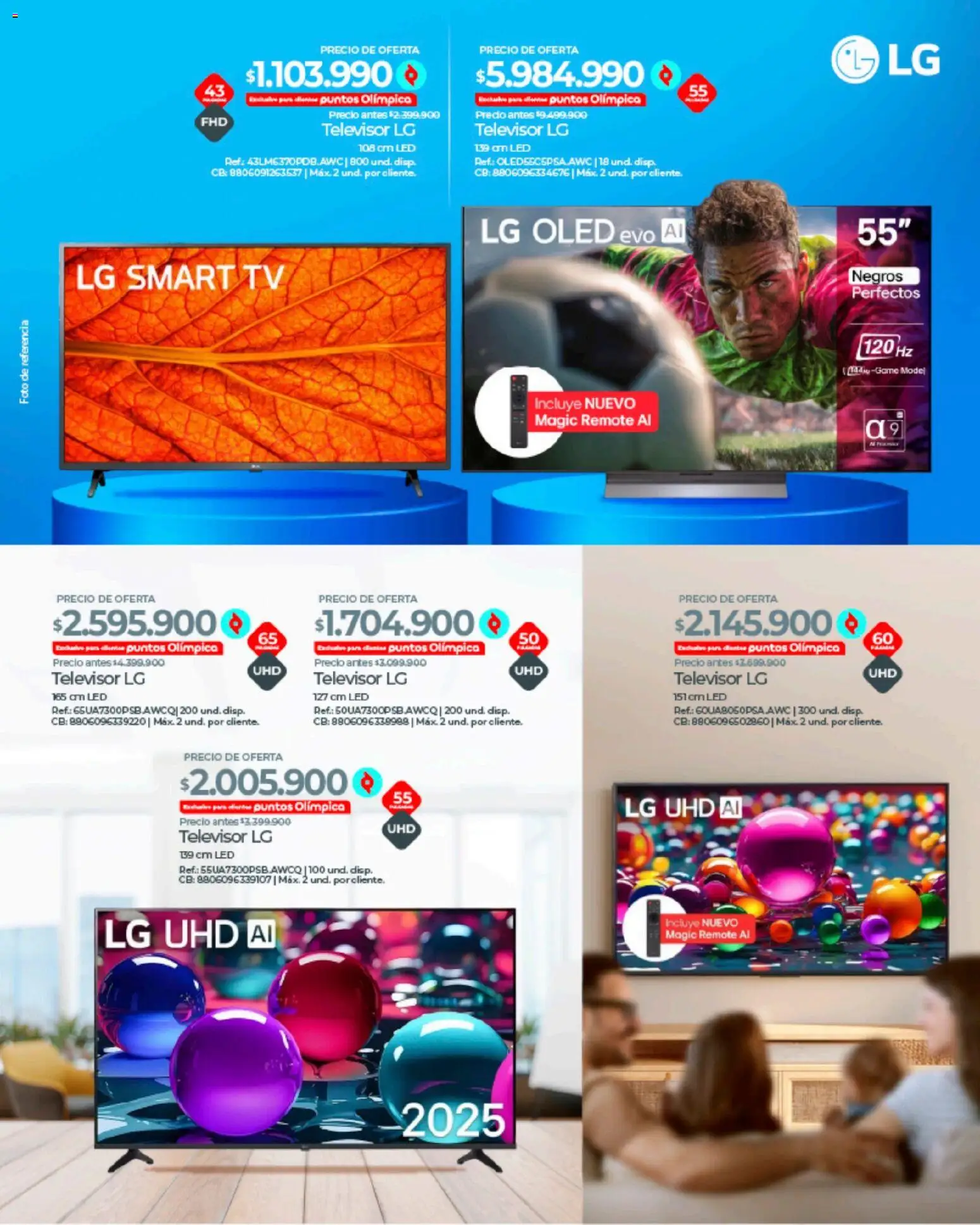 Olímpica revista - valida desde el 09.05.2026 | Página: 6 | Productos: Televisor, Pan