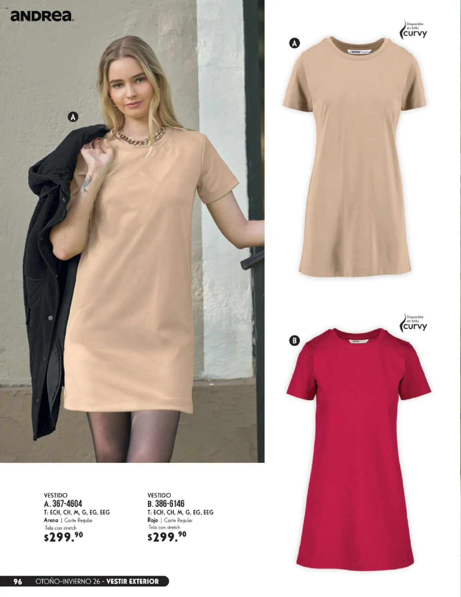 Nuevas ofertas de Andrea válidas en toda la República Mexicana desde el 23/08/2026. ¡Encuentra las mejores ofertas en Andrea catálogo Vestir! | Página: 96 | Productos: Vestido