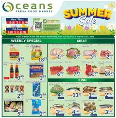 Preview of Oceans weekly flyer - Brampton from shop Oceans valid from Jul 10, 2026