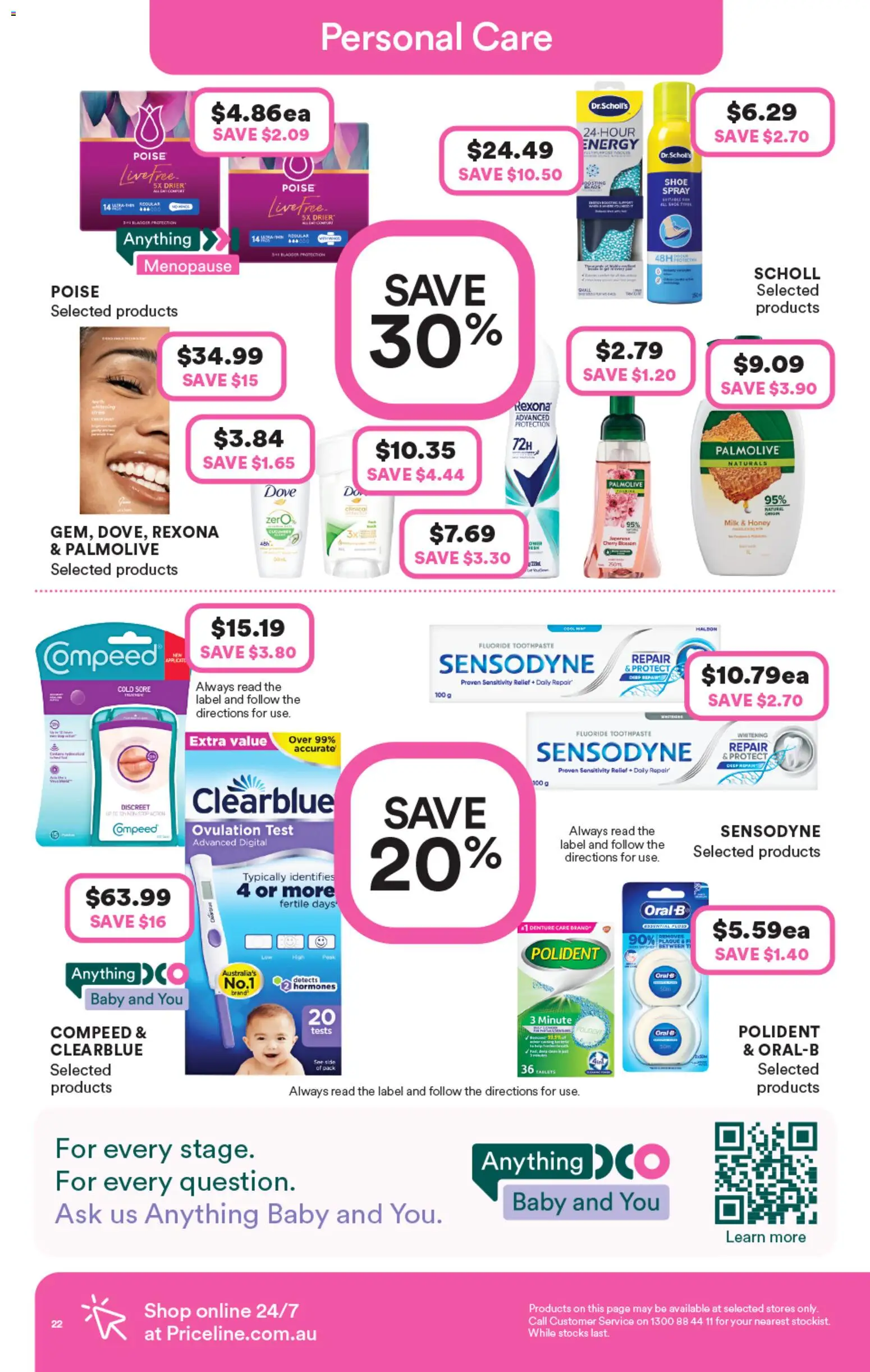 Priceline Pharmacy catalogue - valid from 10/09/2026 | Page: 22 | Products: Toothpaste, Shoe spray, Tablets, Teeth whitening