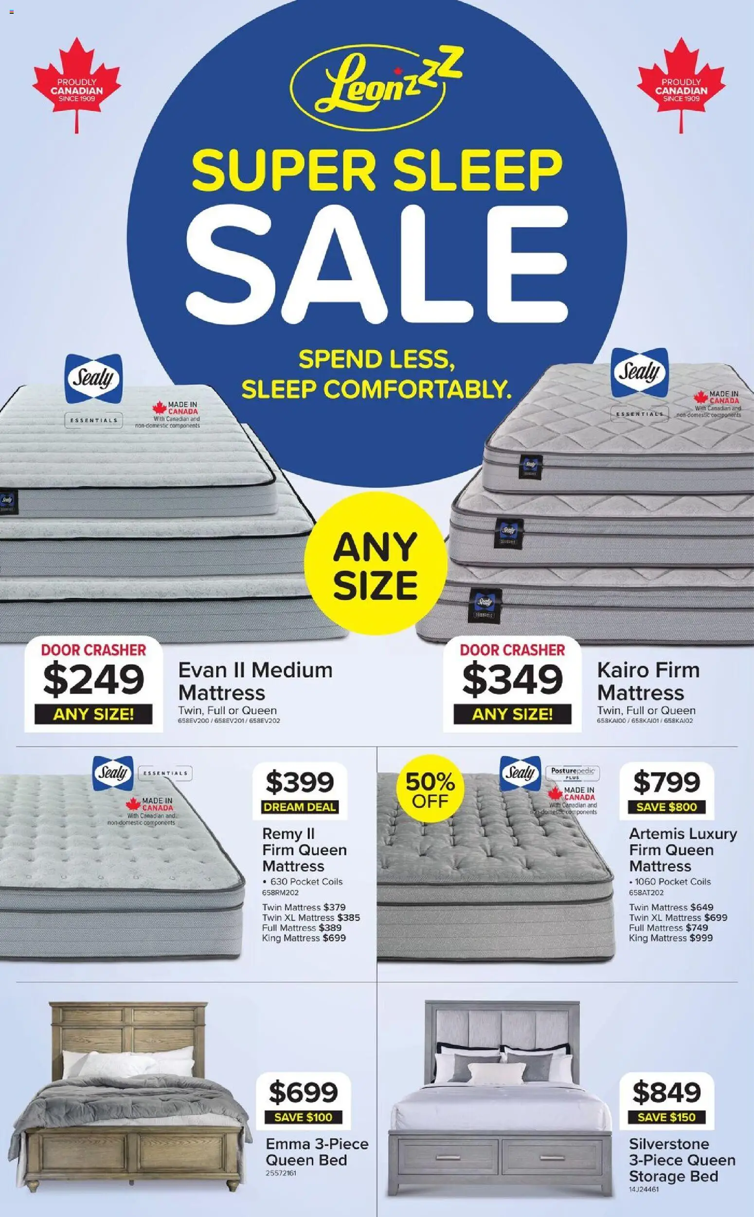 Leons Thursday, September 17 Price Drop