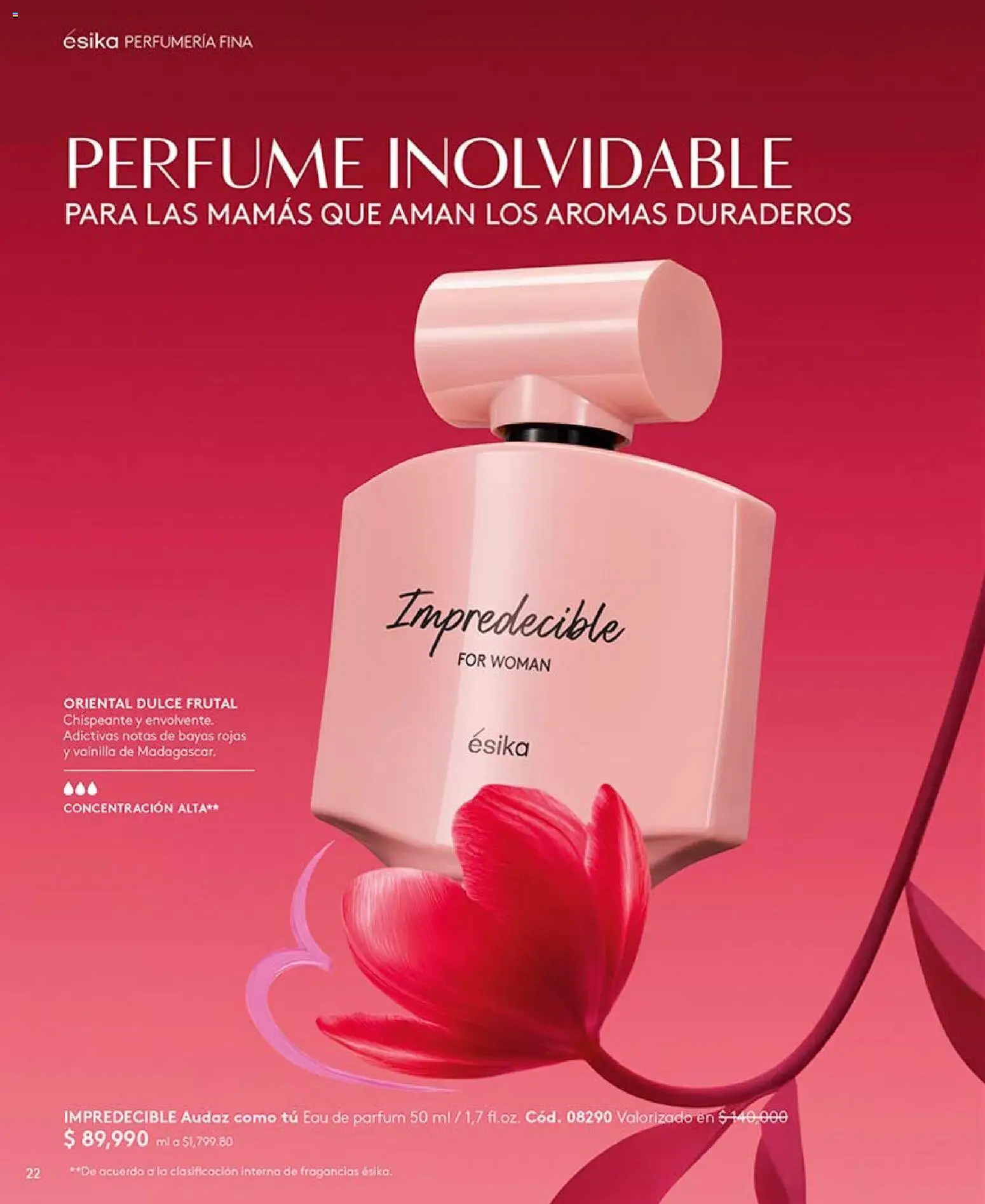 Ésika revista - valida desde el 24.04.2026 | Página: 22 | Productos: Perfume