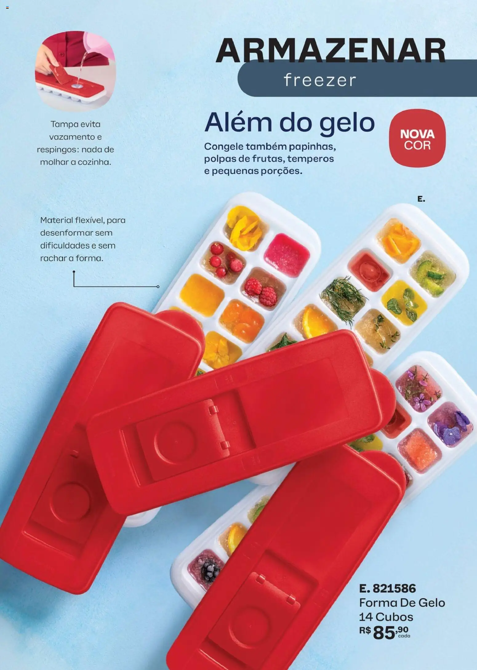 Tupperware Folheto - válido de 01/11/2026 | Página: 33 | Produtos: Gelo, Freezer, Temperos, Forma de gelo