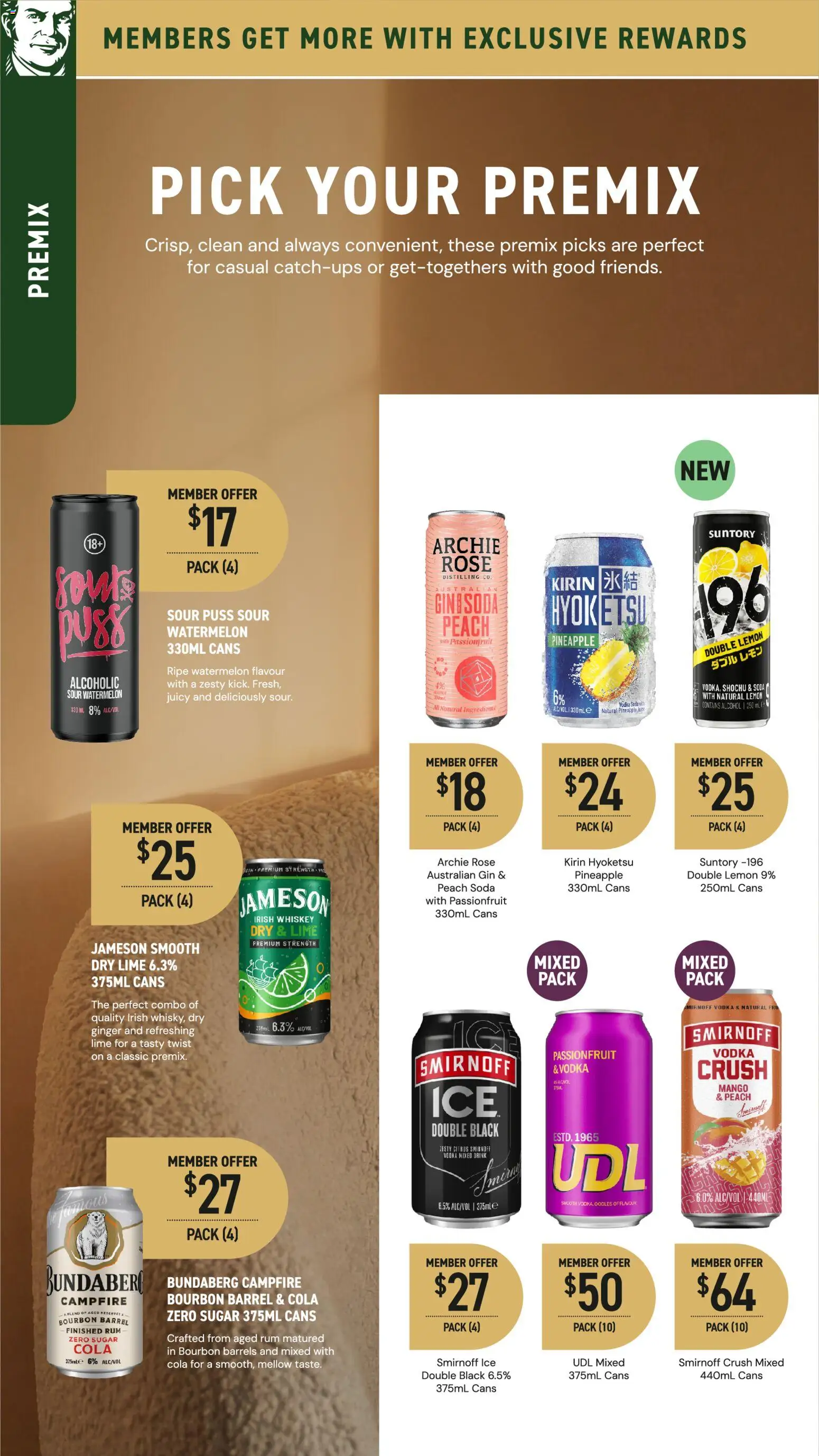 Dan Murphy's catalogue - valid from 11.06.2026 | Page: 33 | Products: Ginger, Pineapple, Vodka, Watermelon