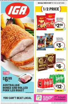 Preview of IGA catalogue Ascot - valid from 16/09/2026