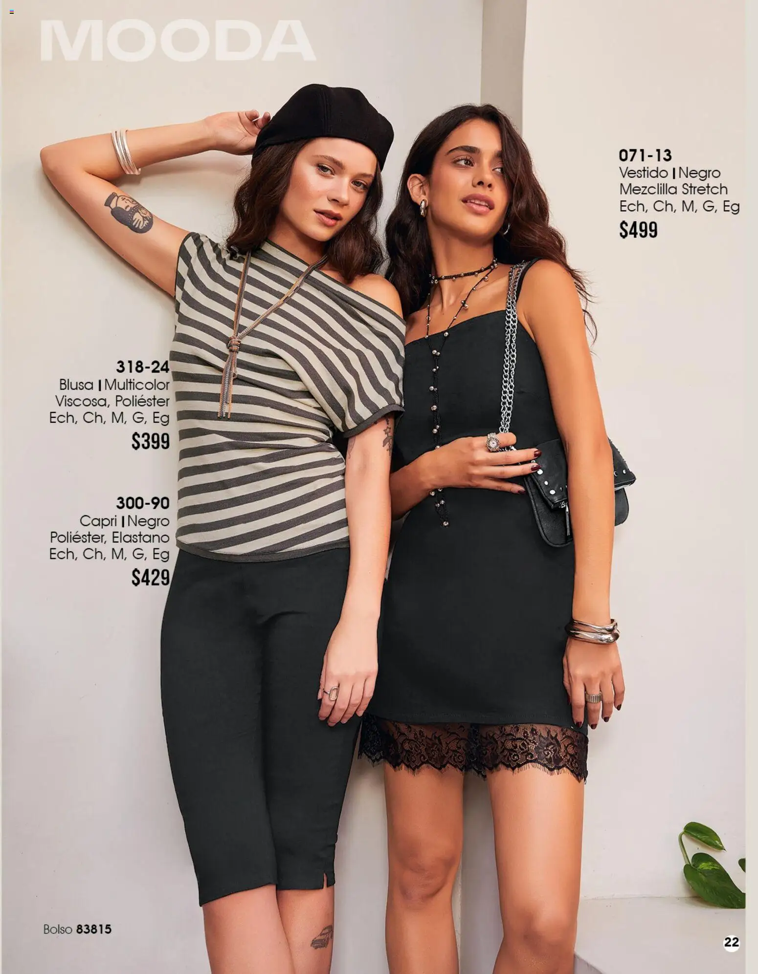 Nuevas ofertas de Cklass válidas en toda la República Mexicana desde el 11/09/2026. ¡Encuentra las mejores ofertas en Cklass catálogo Mooda Invierno! | Página: 23 | Productos: Blusa, Bolso, Vestido