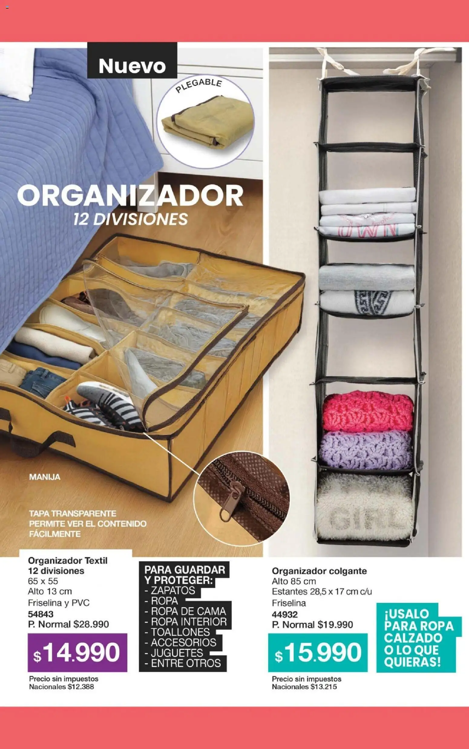 Gigot - CAMPAÑA 12 │ válido desde el 31/07/2026 | Página: 168 | Productos: Organizador, Zapatos, Cama, Ropa interior