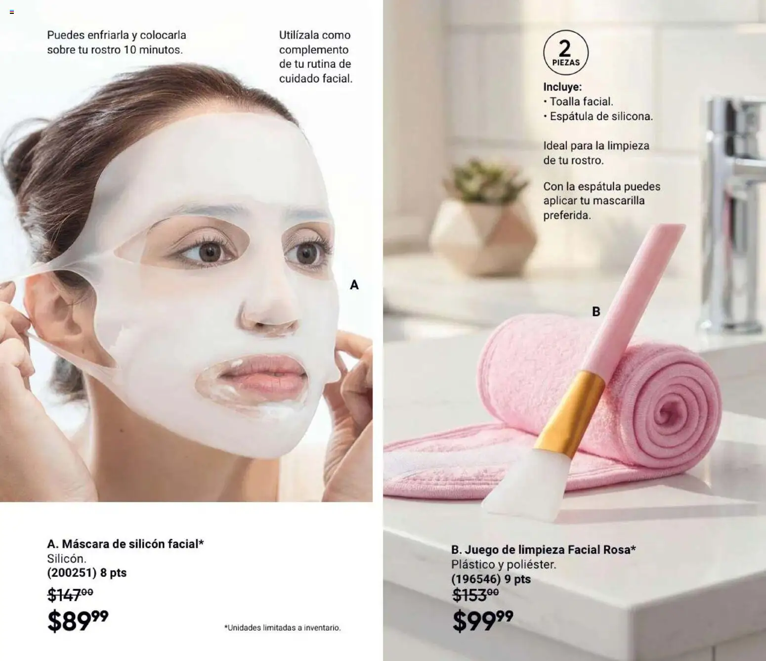 Nuevas ofertas de AVON válidas en toda la República Mexicana desde el 21/08/2026. ¡Encuentra las mejores ofertas en AVON Casa & Estilo 13 2026! | Página: 123 | Productos: Espátula, Toalla, Juego, Mascarilla